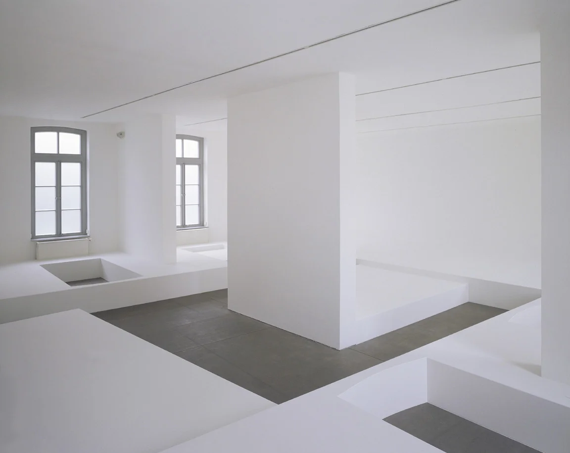 pop up, 2001, chipboards, paint, 1025 x 1112 x 300 cm, Kunstverein Gr. Bentheim, Neuenhaus