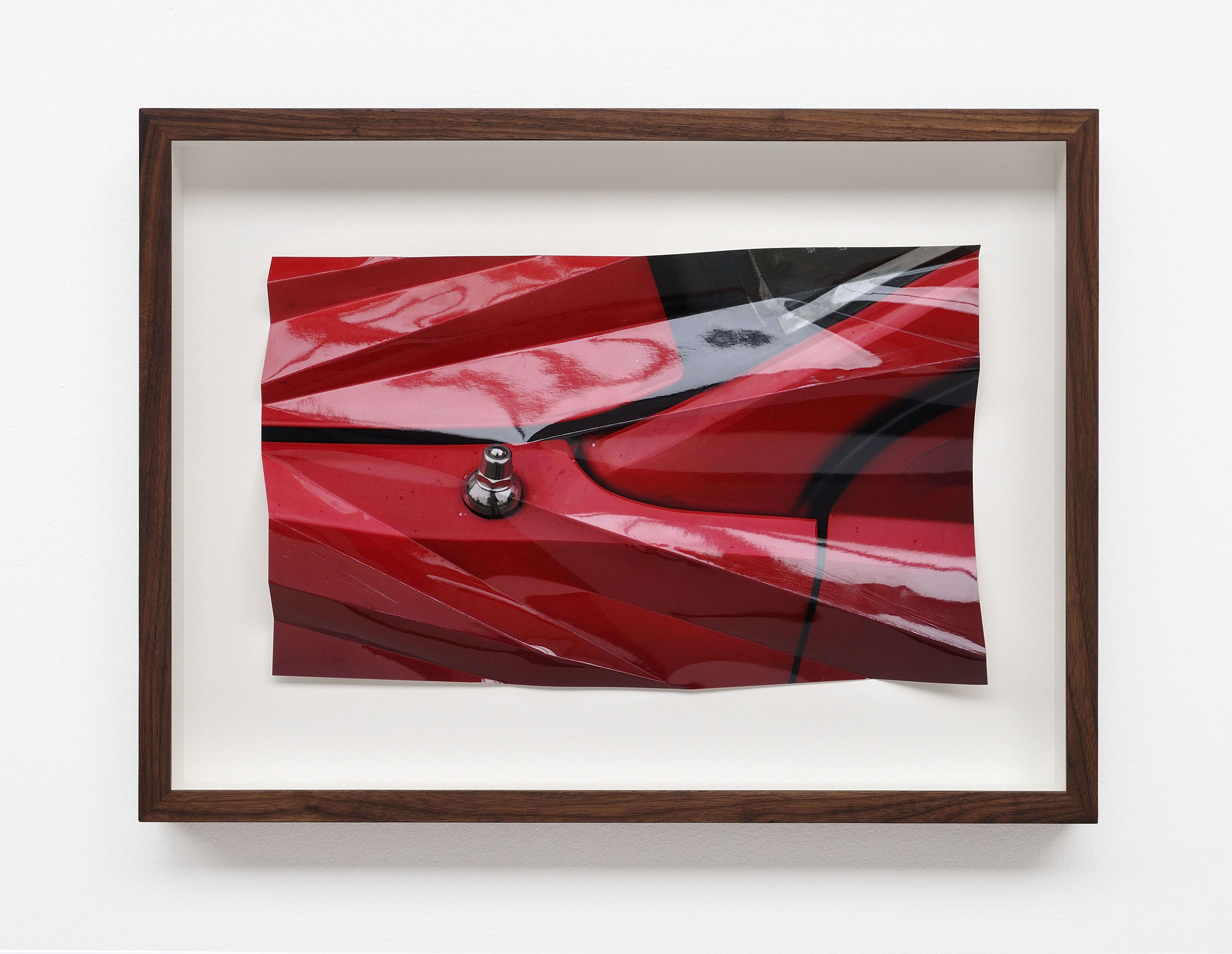  from the series: Red Crash, 2017, color photography, folded, 30 x 44 cm 