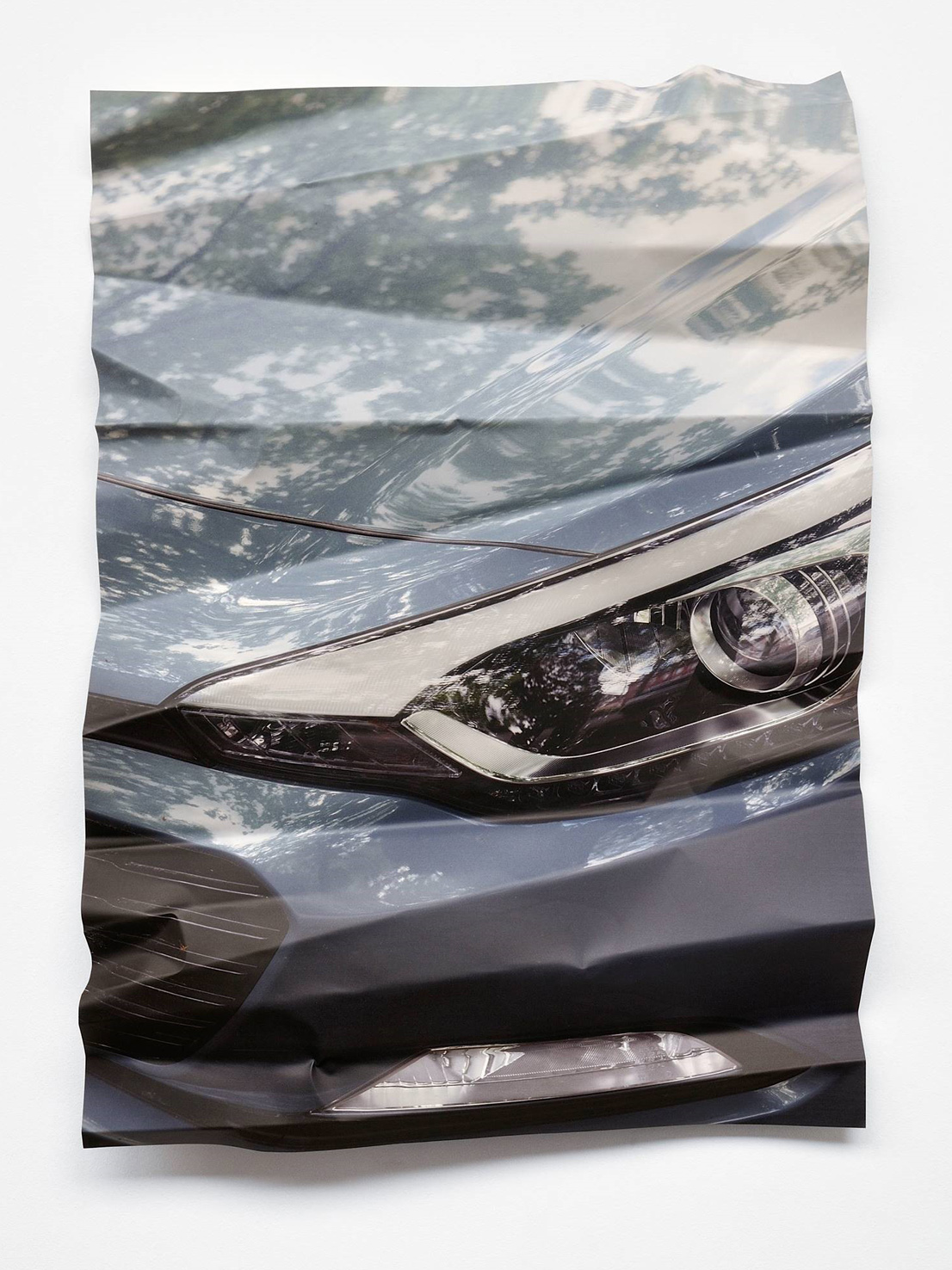  Silver Crash, 2018, UV-Print on aluminium, 134 x 101 cm 