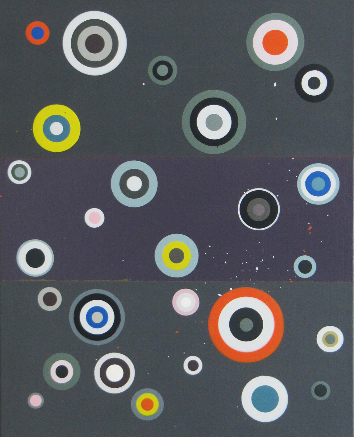  o.T., 2020, Acryl und Lack auf Leinwand, 50 x 40 cm 