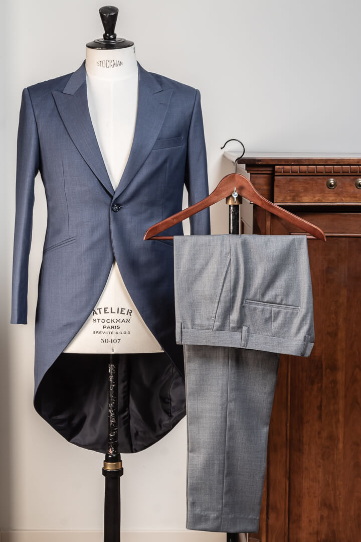 Jacquet Op Maat: Blauwe Jas Met Grijze Broek