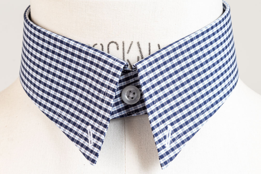 Boord Overhemd Button Down Kraag