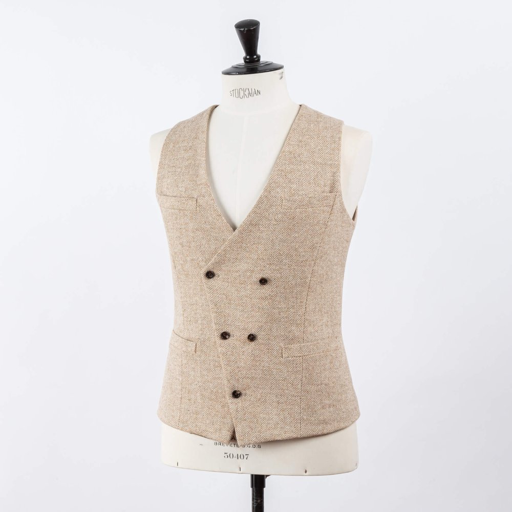 Gilet trouwen vintage retro model