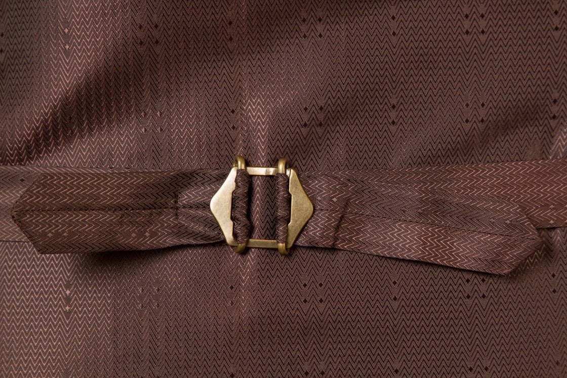 6954+-+Waistcoat+Vest+Gilet+tailor+made+Rust+Herringbone+38+inch+(11).jpeg