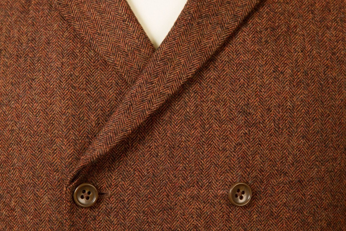 6954+-+Waistcoat+Vest+Gilet+tailor+made+Rust+Herringbone+38+inch+(3).jpeg