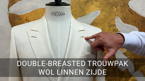 Durf jij echt stijlvol op je zomerhuwelijk te verschijnen? Kies dan voor een off-white wol-linnen-zijde pak op maat