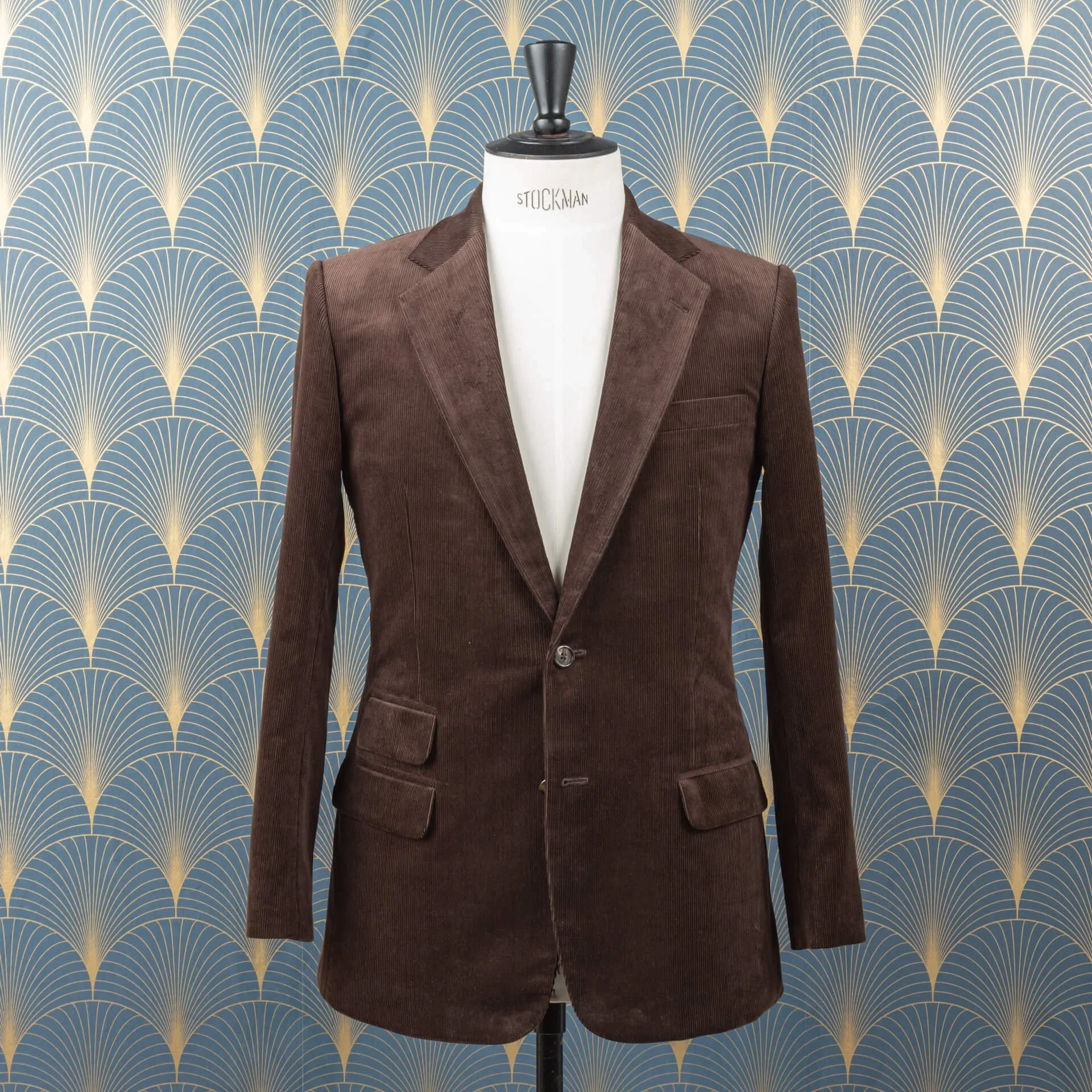 Corduroy Maatpak in Chocolate Brown