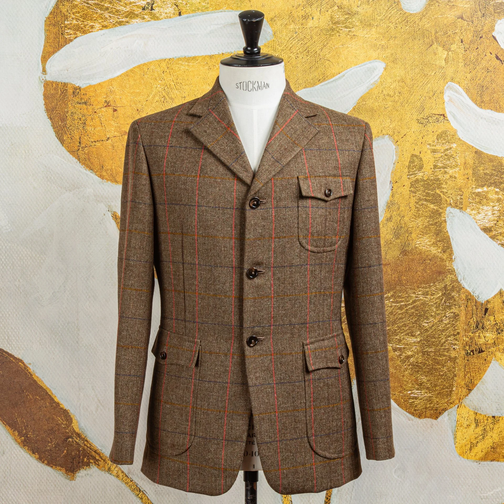 Outdoor jas op maat in Britse country tweed - Bateman Ogden Glenhunt