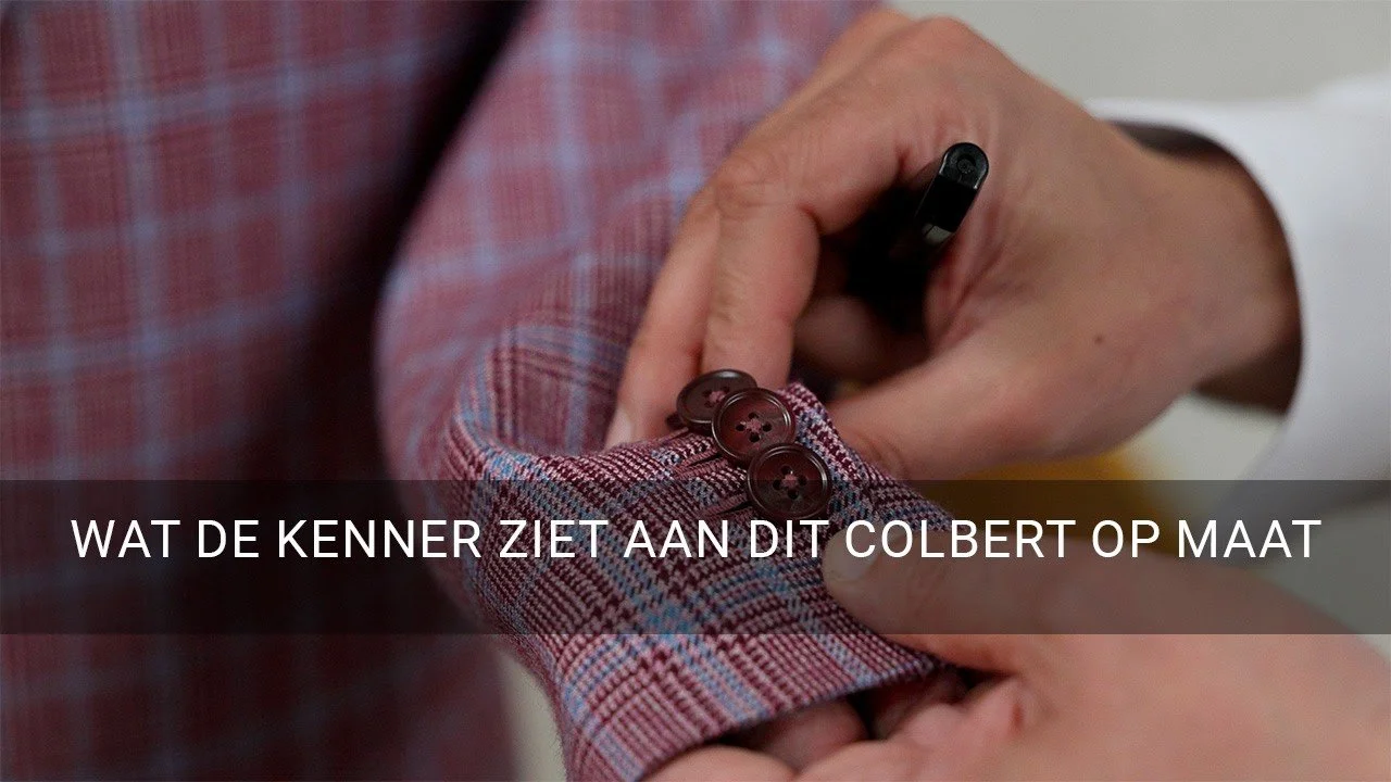 Wat de kenner ziet aan een bespoke maatwerk colbert