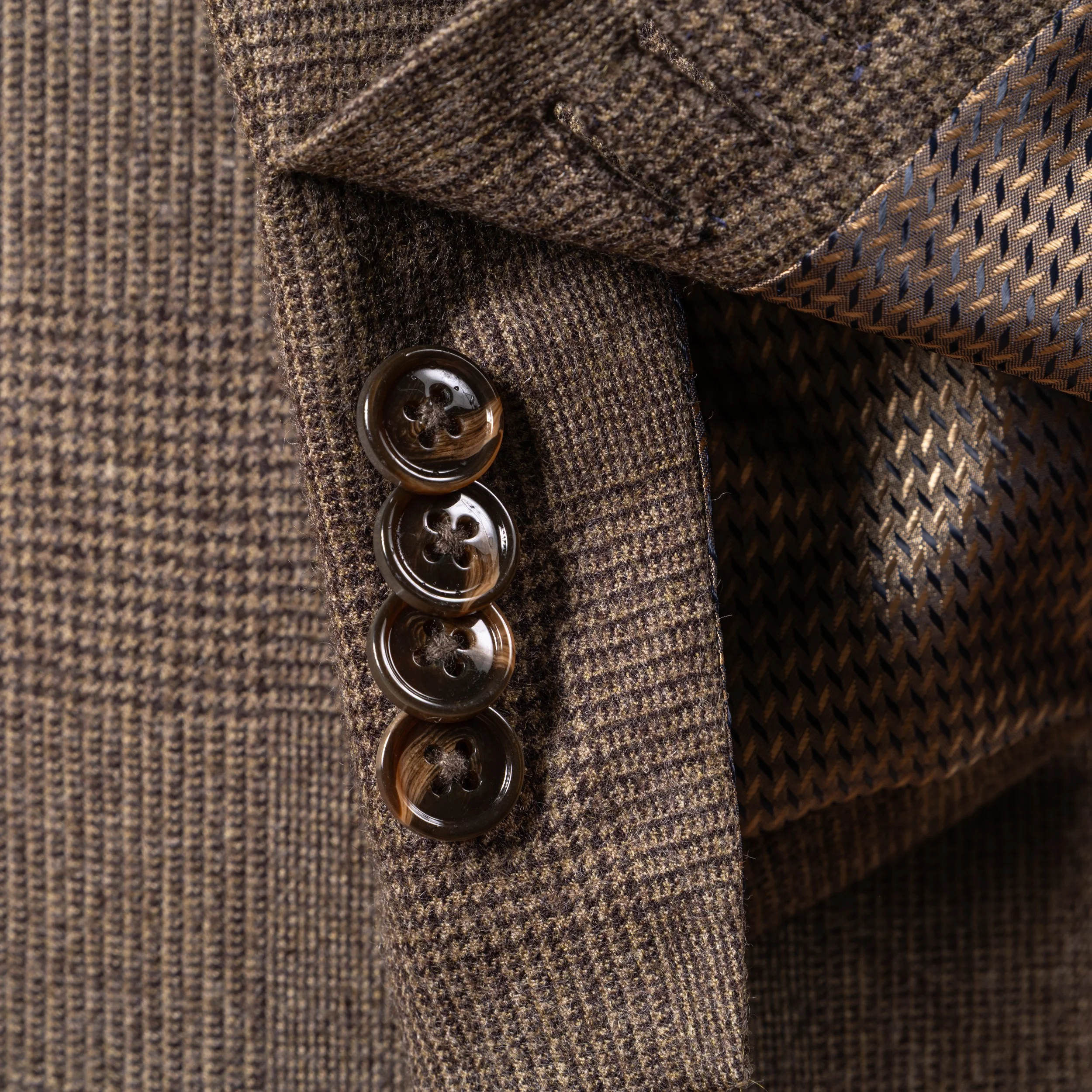 Bruin 3-delig pak in Glen Check flannel - Fox Brothers-17.jpg