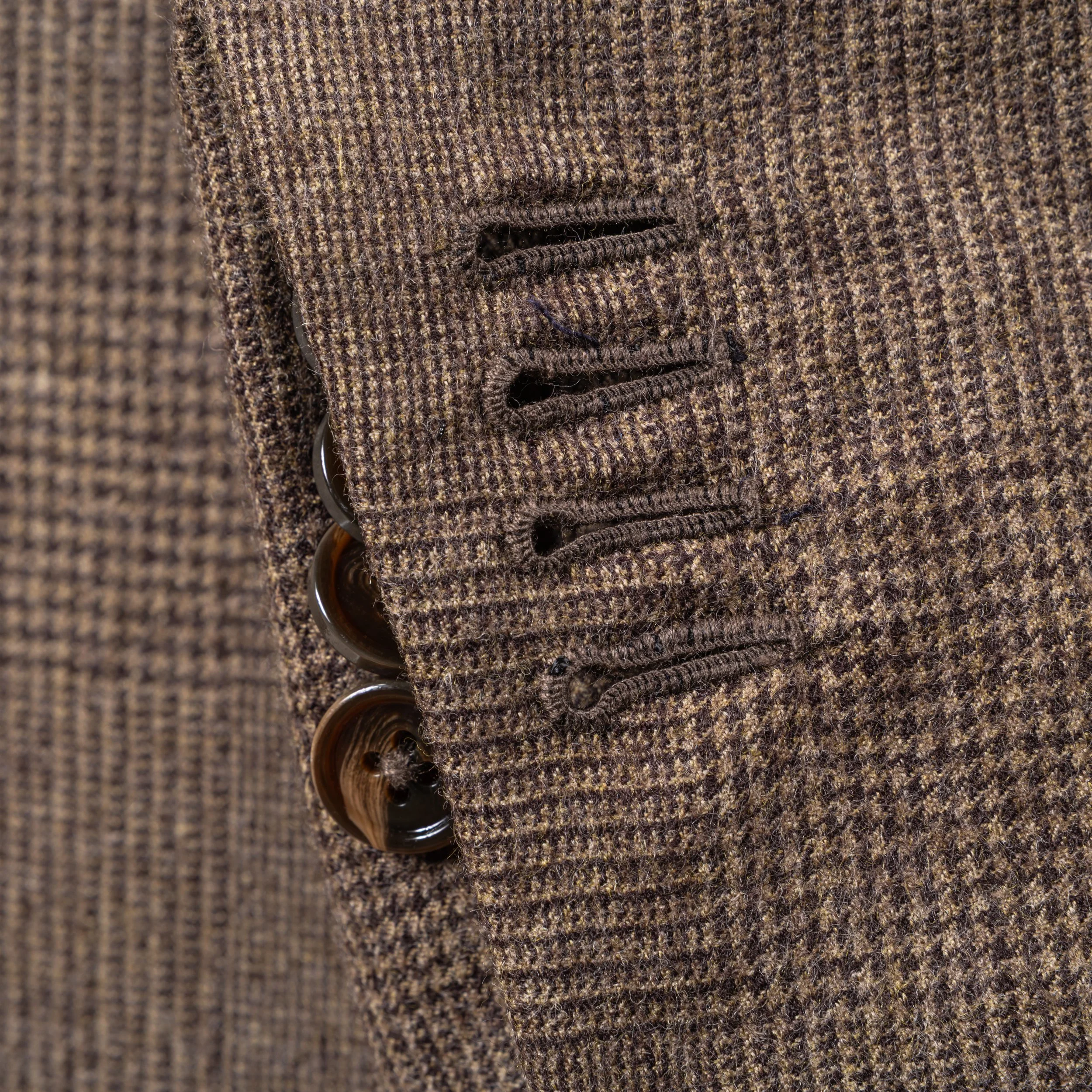 Bruin 3-delig pak in Glen Check flannel - Fox Brothers-19.jpg