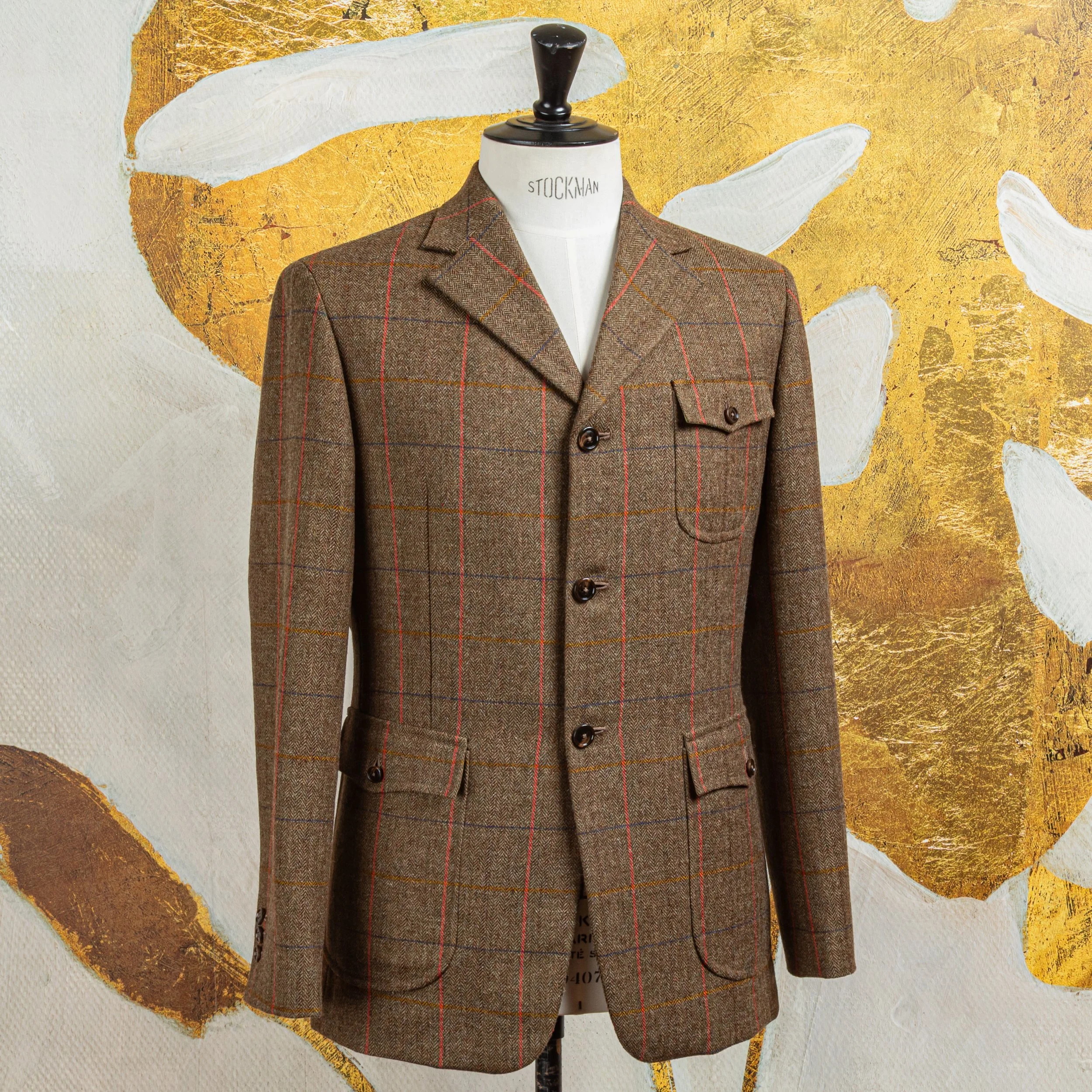 Outdoor jas op maat in Britse country tweed - Bateman Ogden Glenhunt-2.jpg