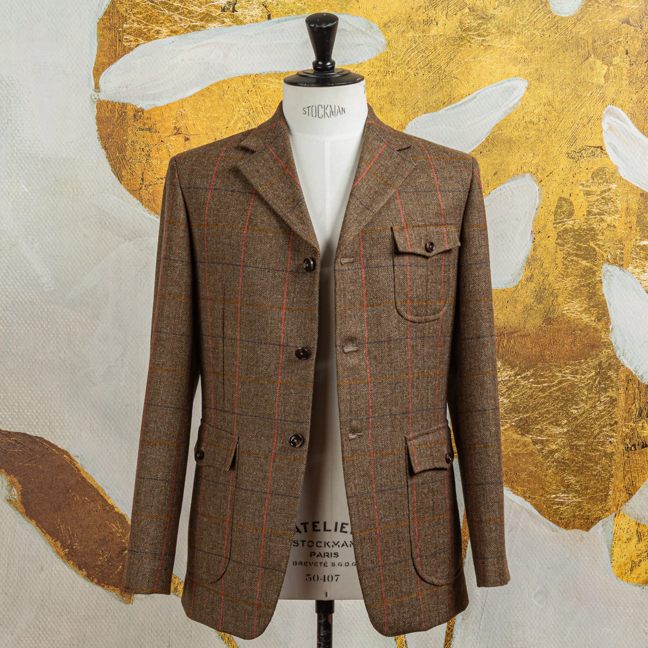 Outdoor jas op maat in Britse country tweed - Bateman Ogden Glenhunt-18.jpg