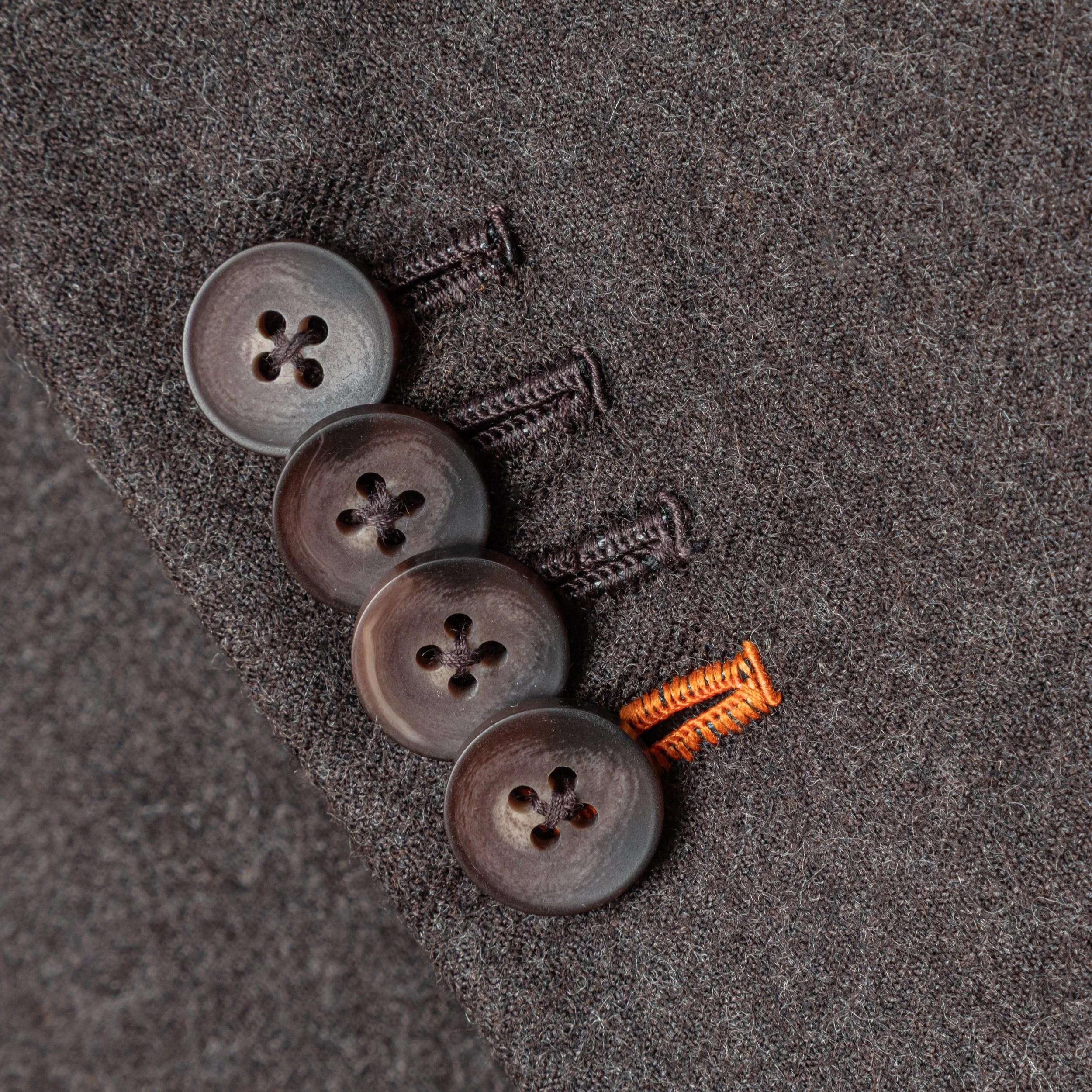 Chestnut Brown flanellen pak op maat - Holland & Sherry Classic Worsted Flannel-5.jpg