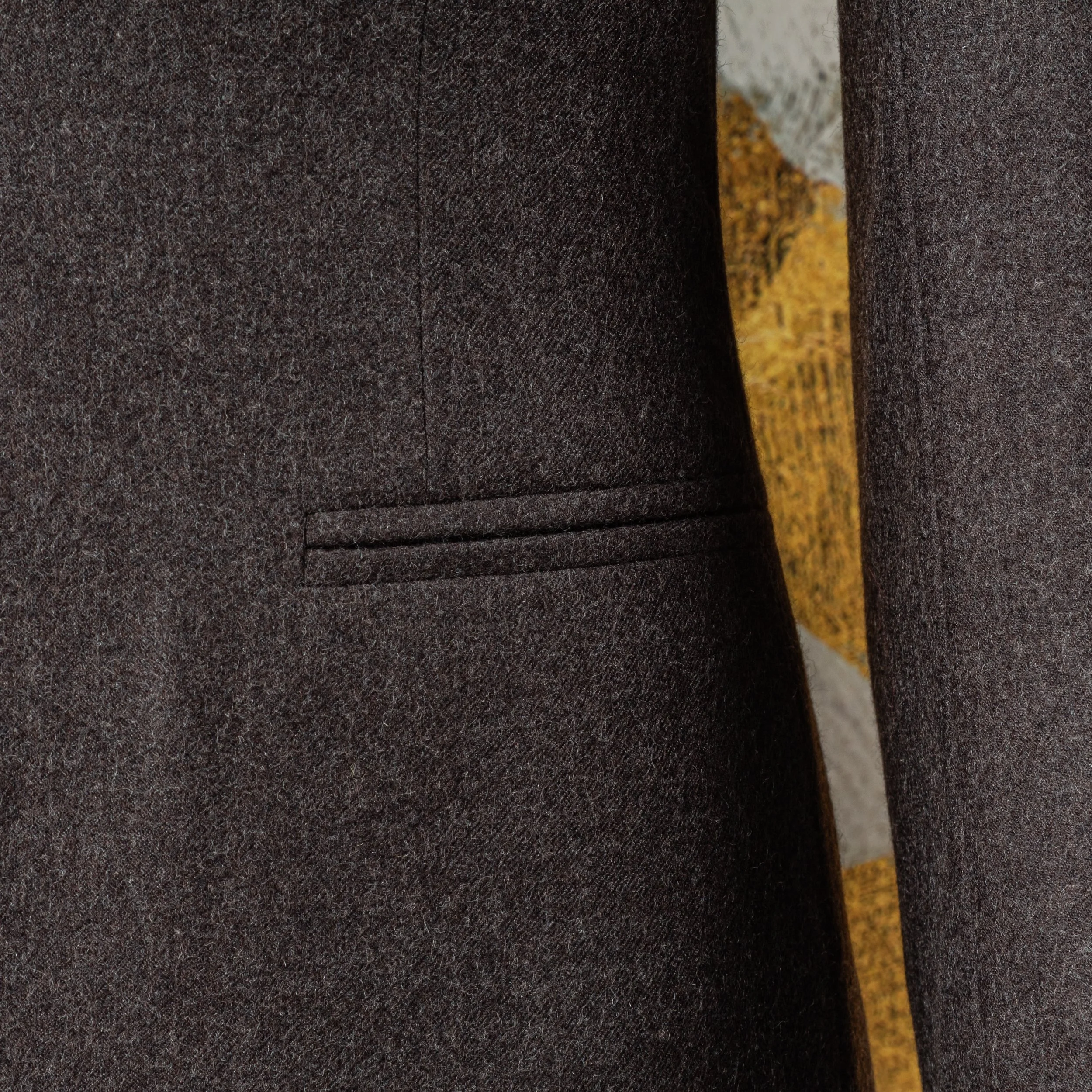 Chestnut Brown flanellen pak op maat - Holland & Sherry Classic Worsted Flannel-10.jpg