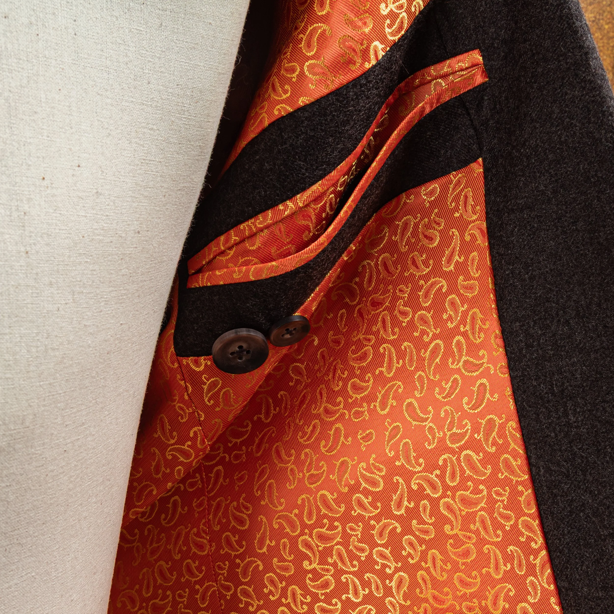 Chestnut Brown flanellen pak op maat - Holland & Sherry Classic Worsted Flannel-14.jpg