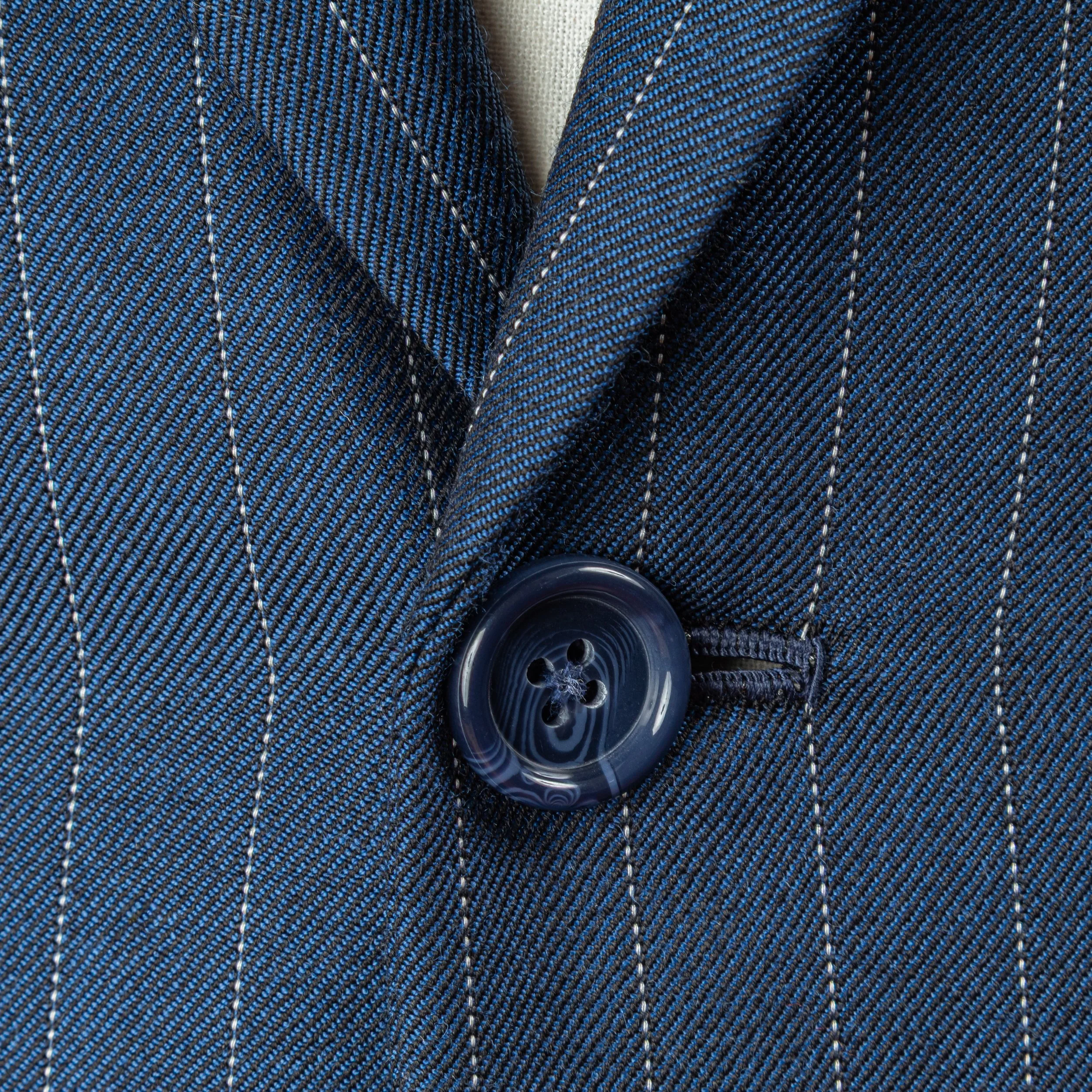 Navy pak op maat met Pin Dot Stripe - Holland & Sherry Intercity-11.jpg