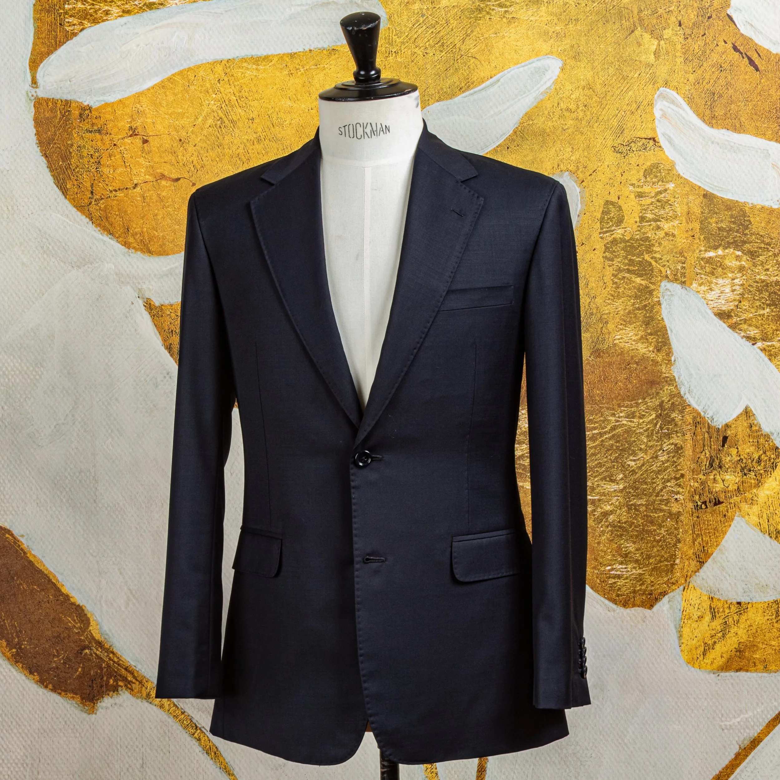 Napolitaans maatpak in Dark Navy - Handgemaakte details-2.jpg