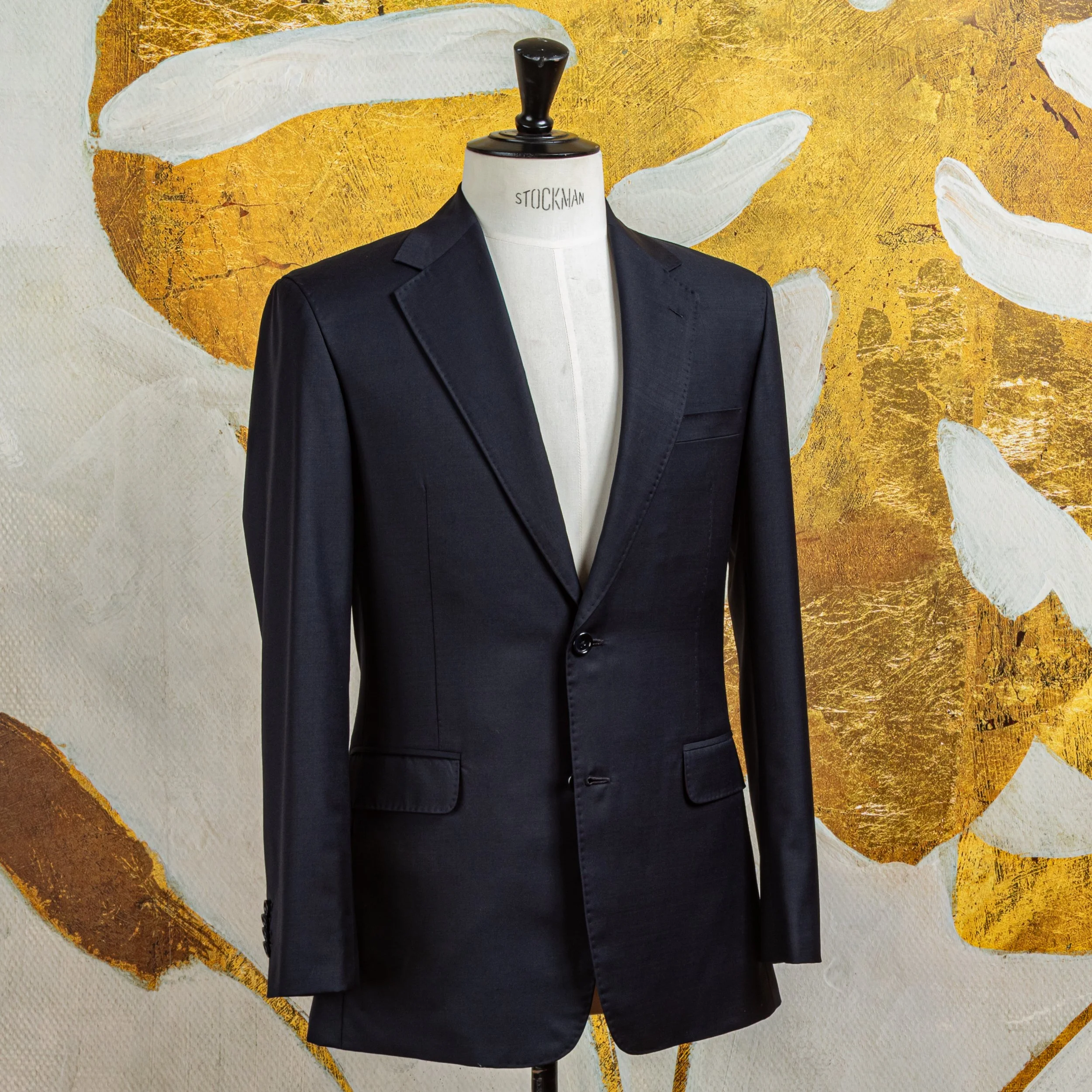 Napolitaans maatpak in Dark Navy - Handgemaakte details-3.jpg