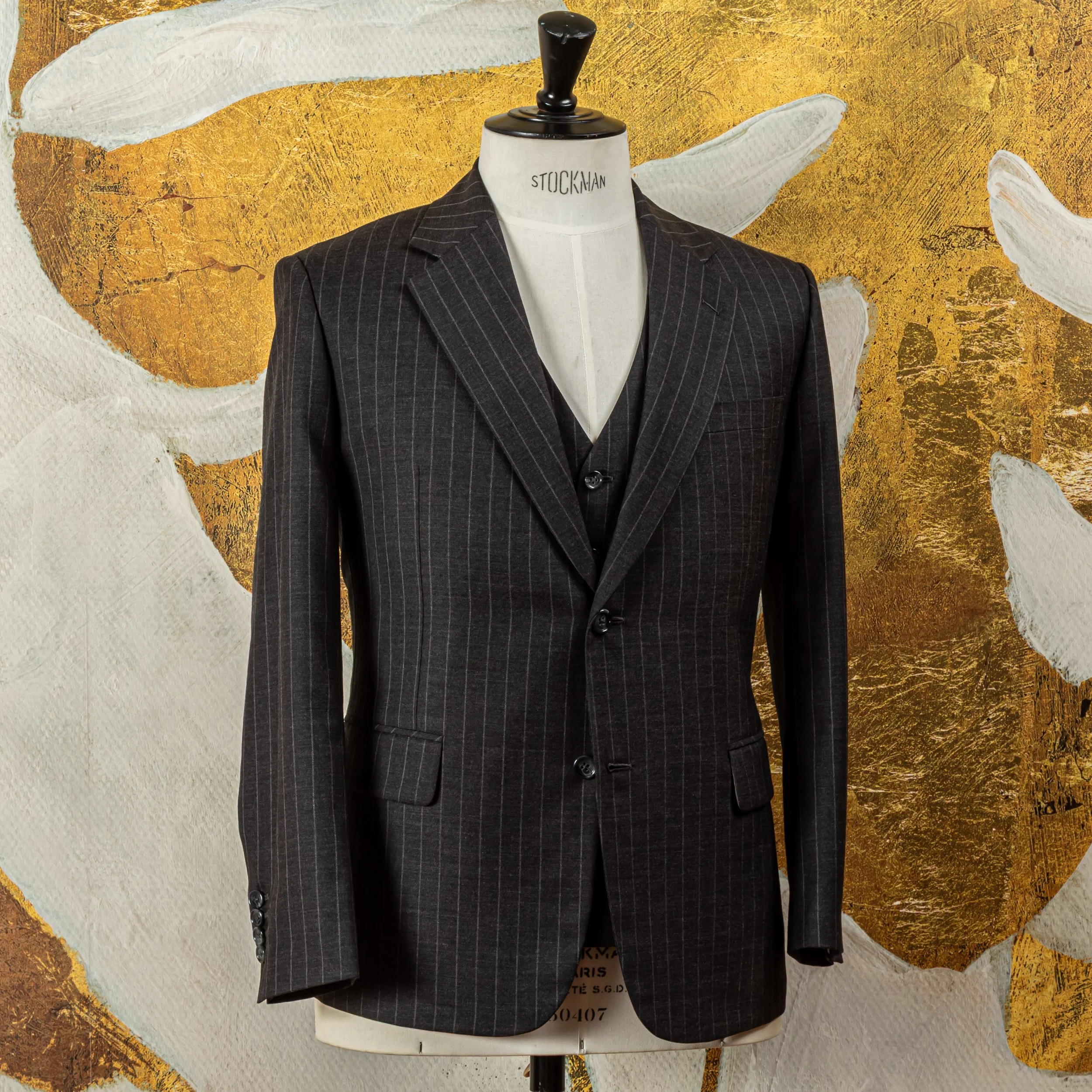 3-delig krijtstreep pak in charcoal merino wol - All Season-3.jpg