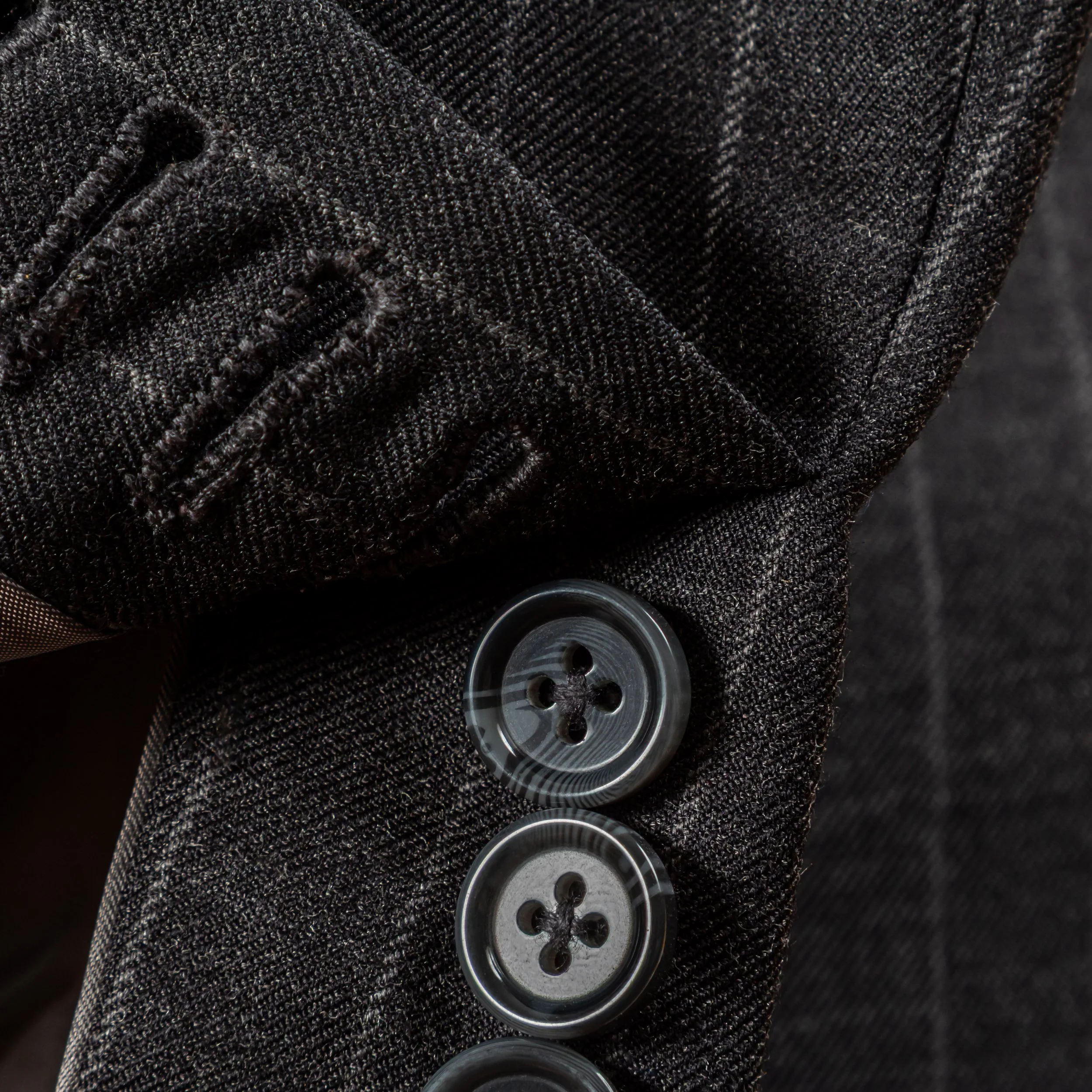 3-delig krijtstreep pak in charcoal merino wol - All Season-18.jpg