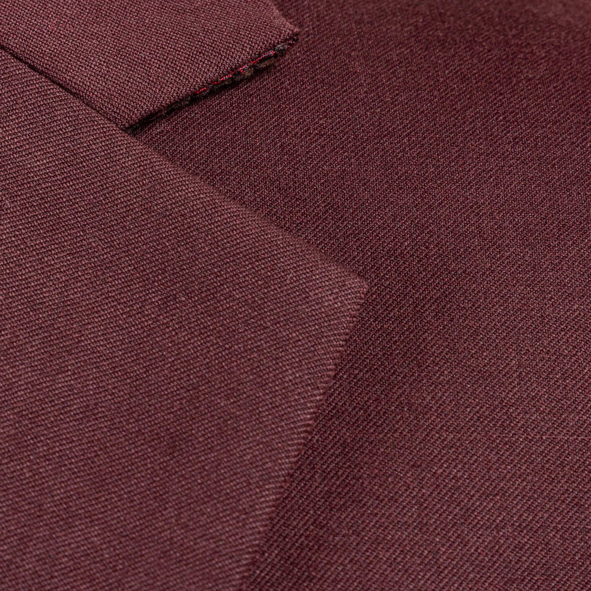 Burgundy 3-delig trouwpak op maat - Donkerrode merino wol-6.jpg