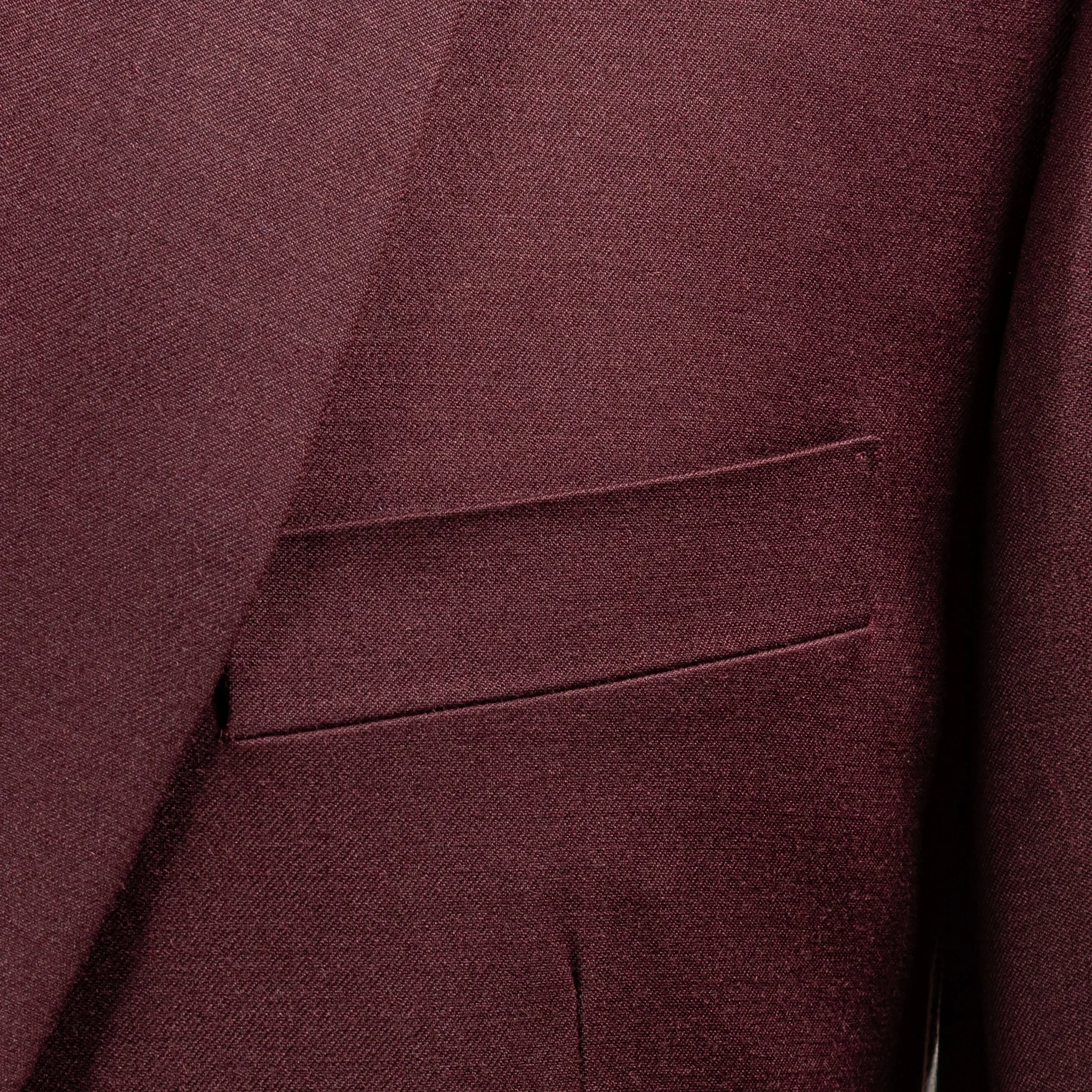 Burgundy 3-delig trouwpak op maat - Donkerrode merino wol-7.jpg