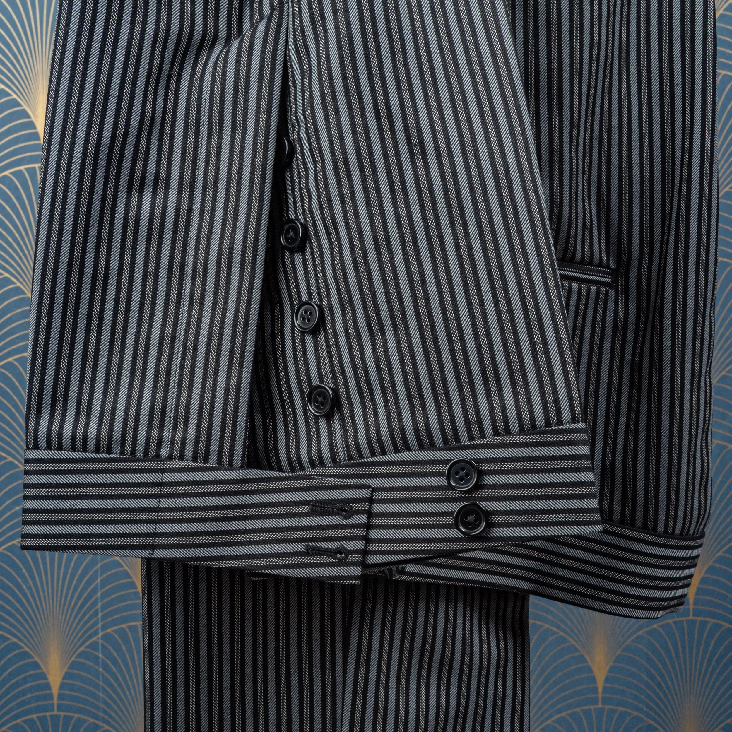 Jacquet op maat met jacquard gilet - Huddersfield Fine Worsteds-23.jpg
