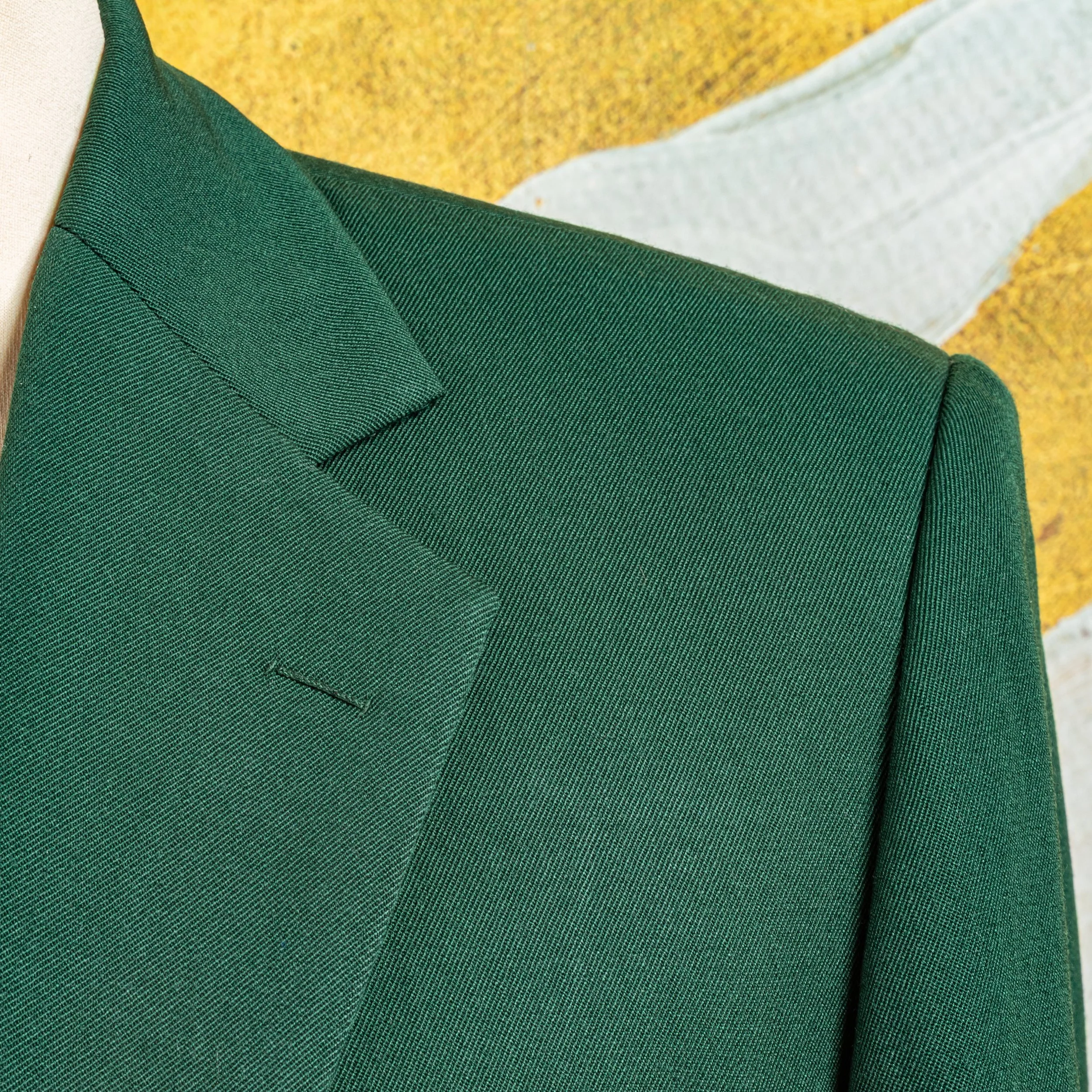 Groen maatpak voor bruiloft en daarna - Merino wol-5.jpg
