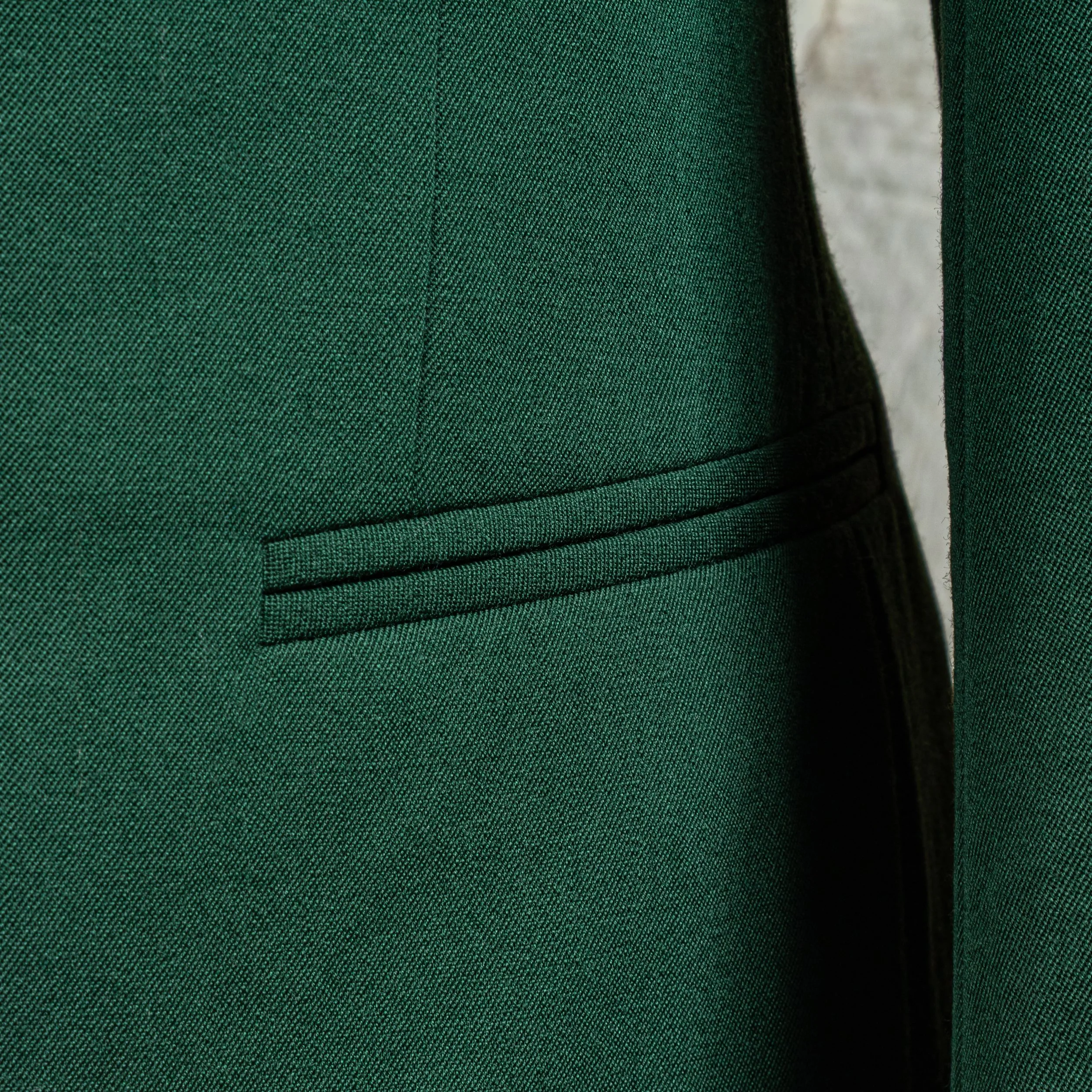 Groen maatpak voor bruiloft en daarna - Merino wol-8.jpg