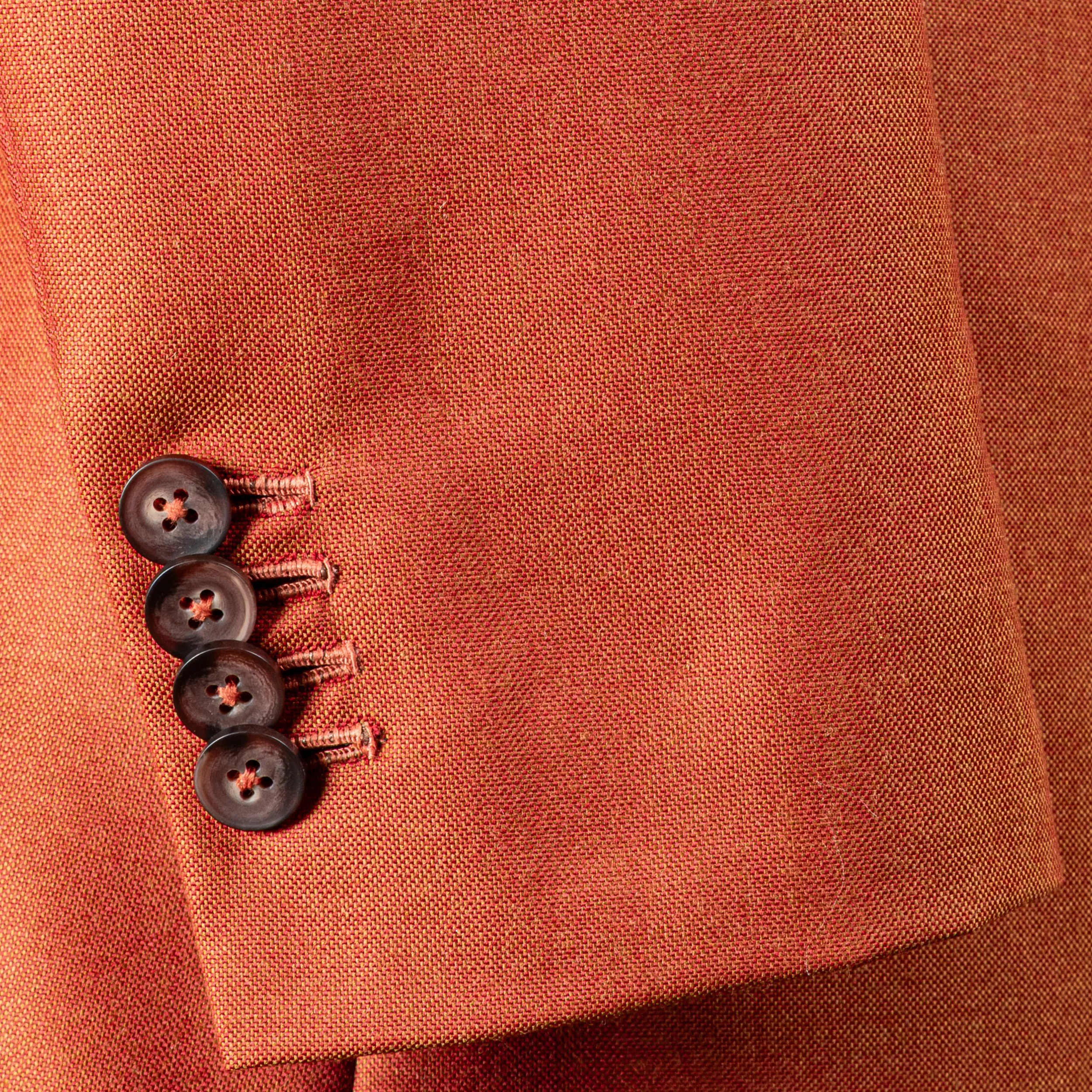 Oranje 3-delig trouwpak met mosterdgeel gilet - Bateman Ogden-7.jpg