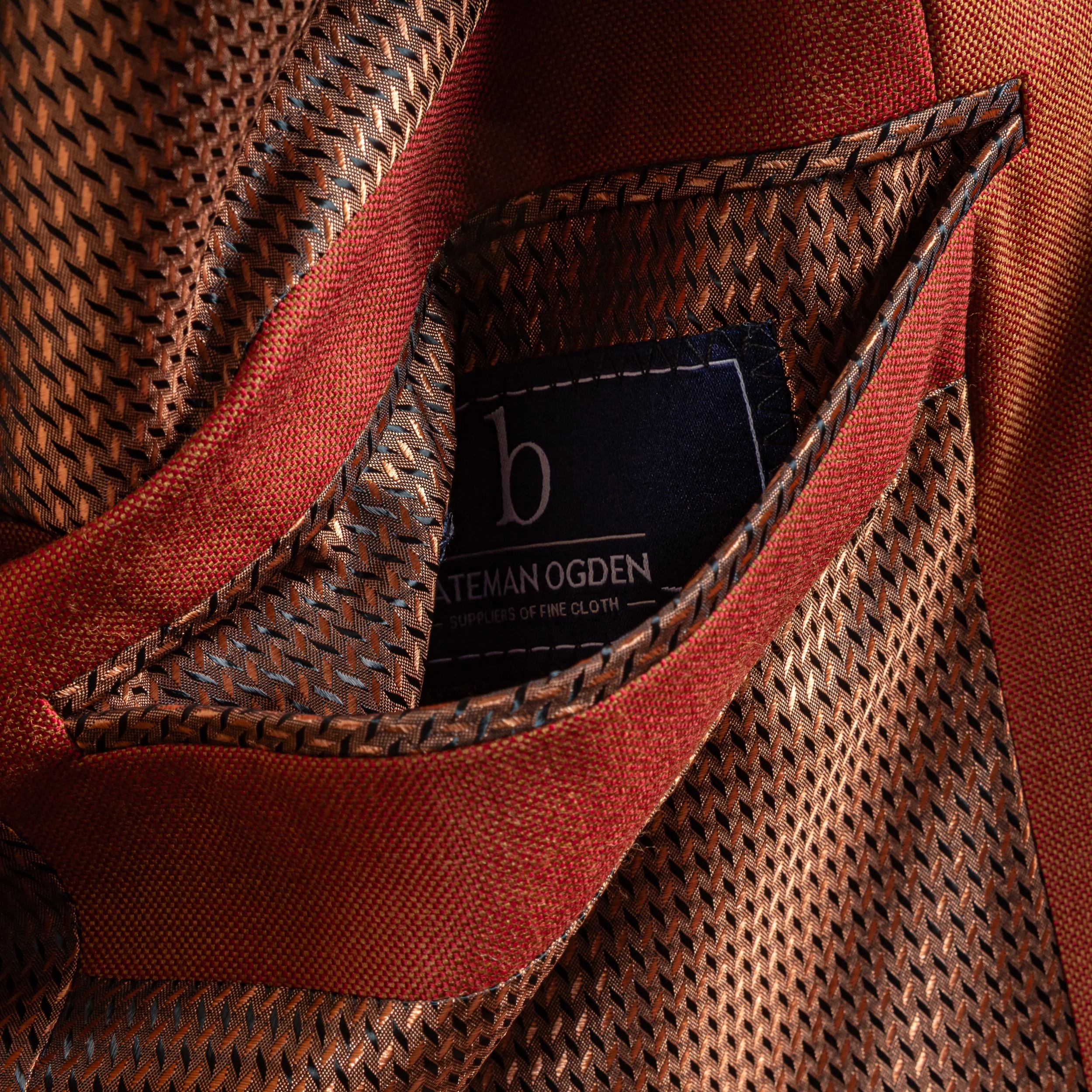 Oranje 3-delig trouwpak met mosterdgeel gilet - Bateman Ogden-11.jpg