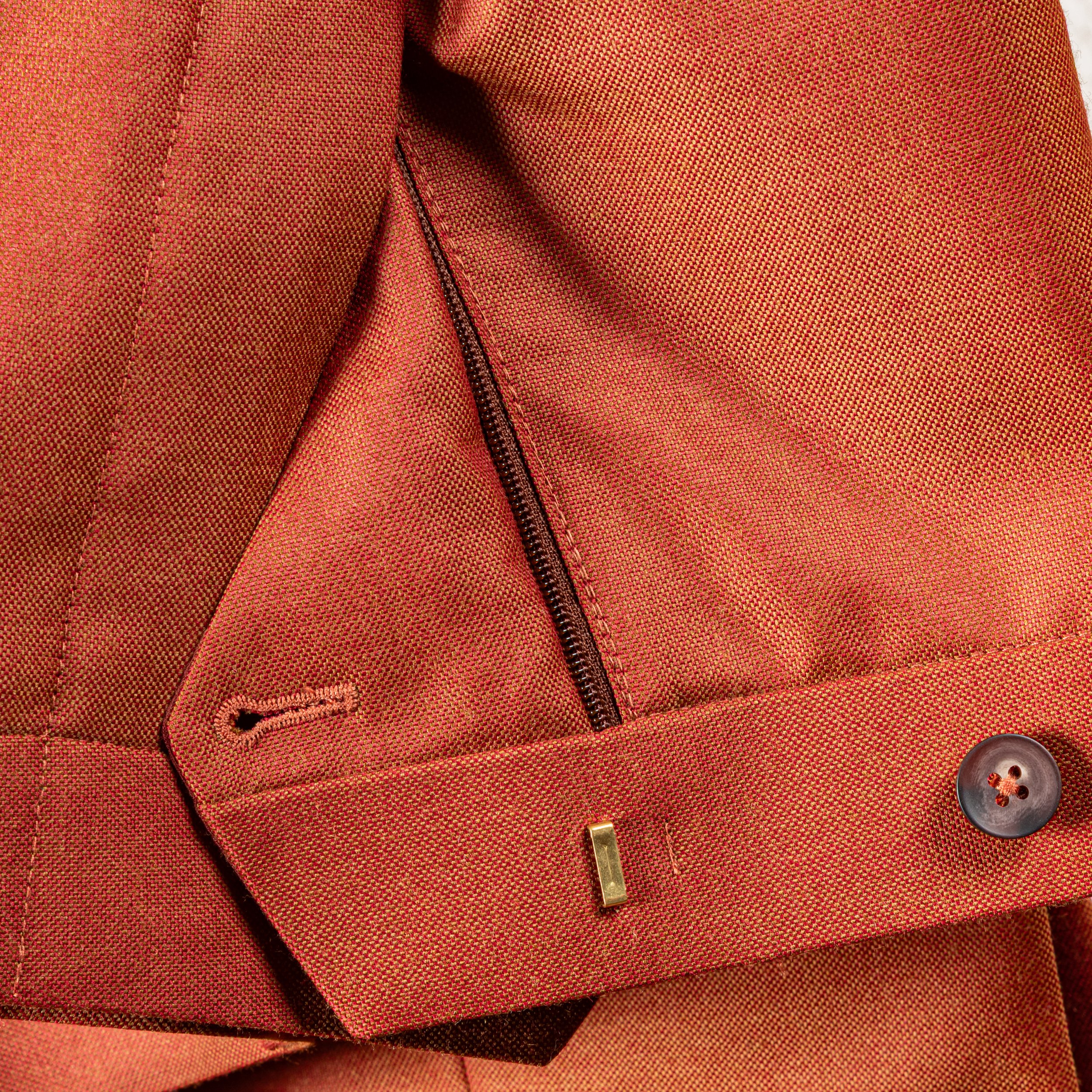Oranje 3-delig trouwpak met mosterdgeel gilet - Bateman Ogden-24.jpg