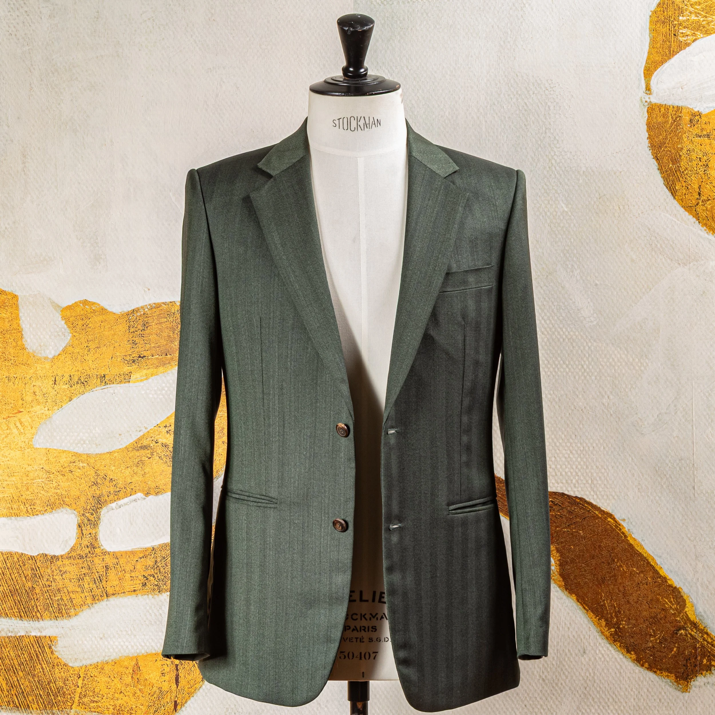 Groen Trouwpak Merino Zomerwol Visgraat - Caccioppoli Napoli-15.jpg