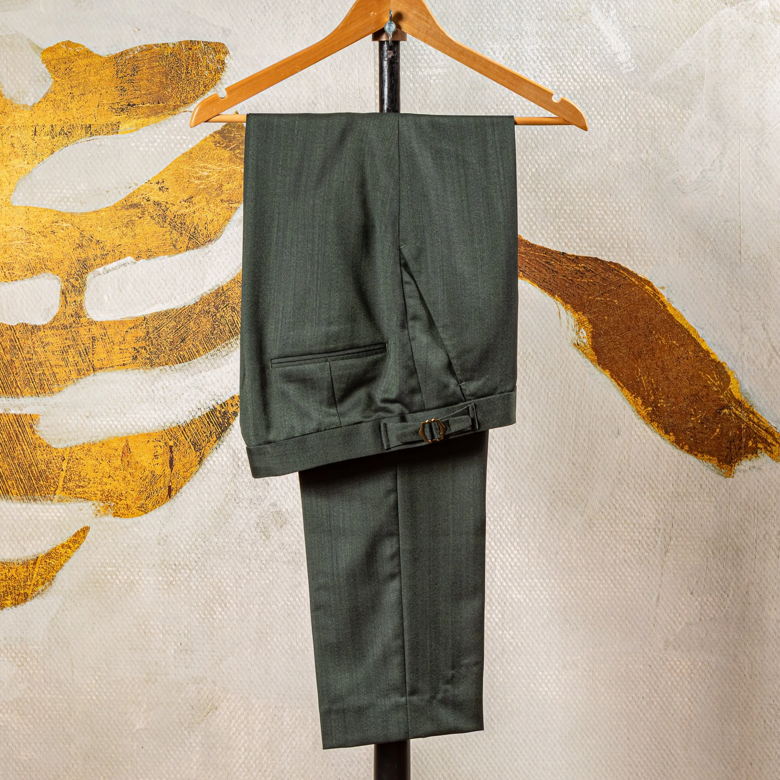 Groen Trouwpak Merino Zomerwol Visgraat - Caccioppoli Napoli-25.jpg