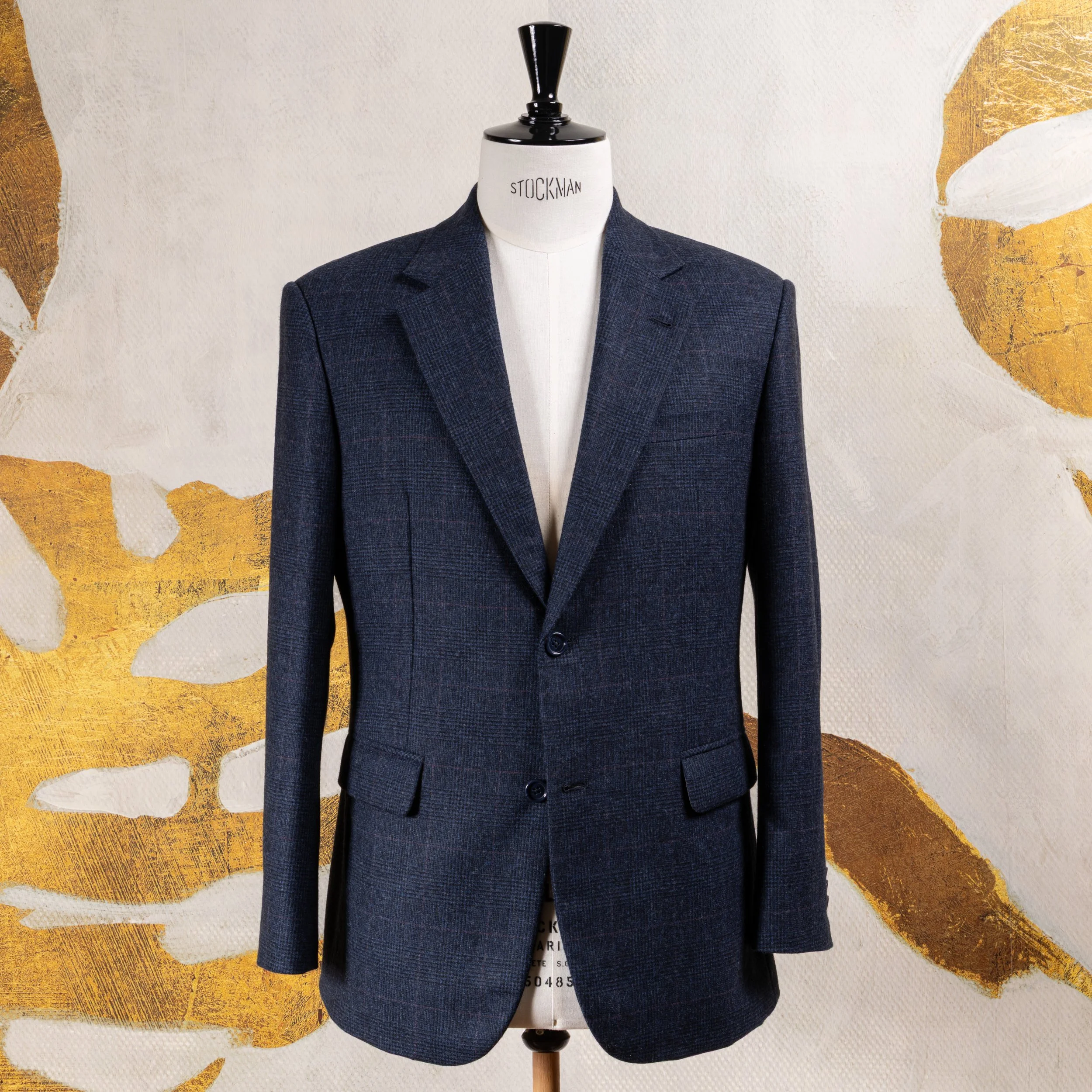 Winter colbert op maat met Windowpane ruit - Standeven Oxbridge Flannel-1.jpg