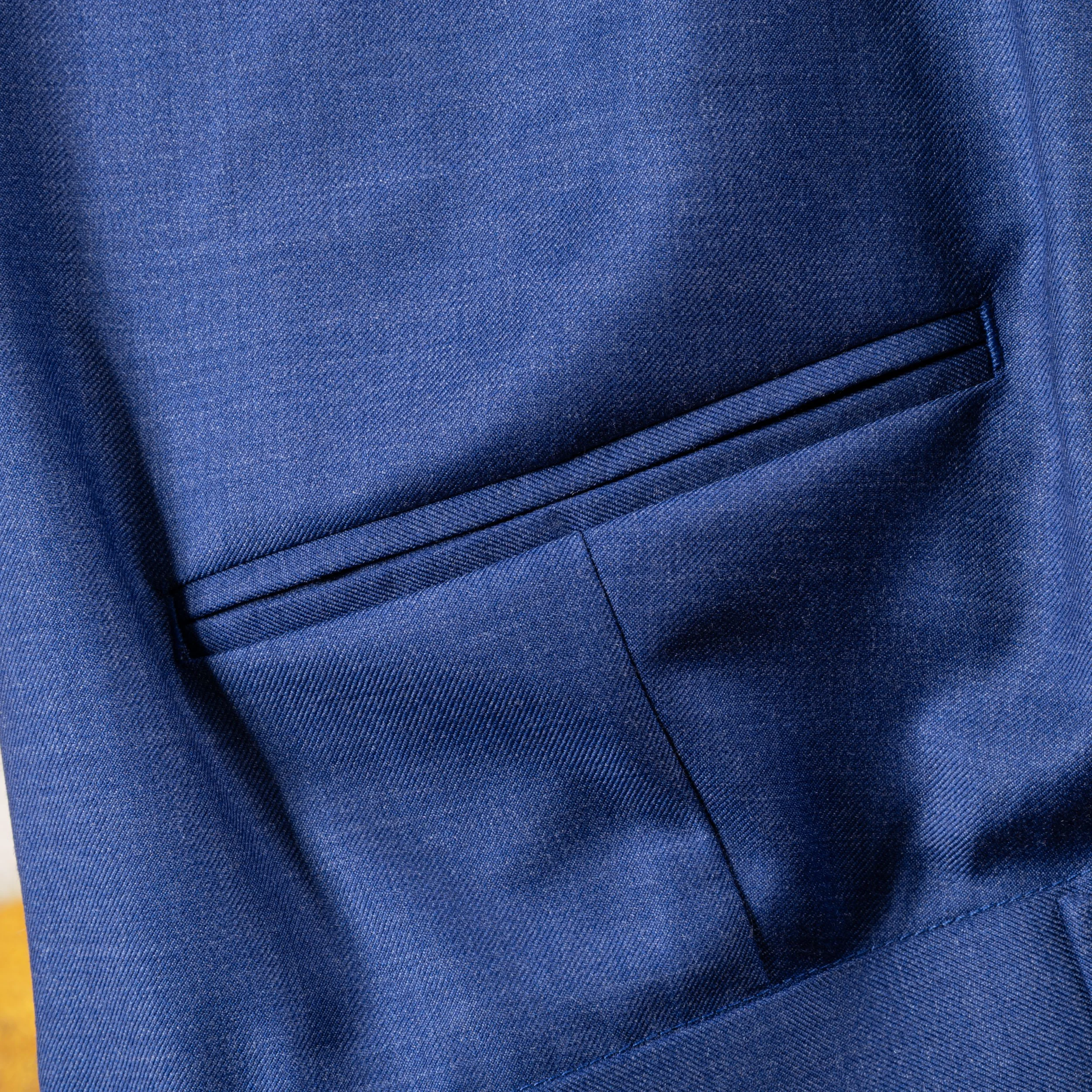 Royal Blue pantalon op maat in Super 130's wol - Caccioppoli Napoli-2.jpg