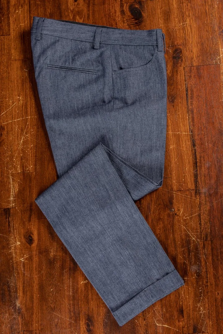 Denim Pantalon op maat