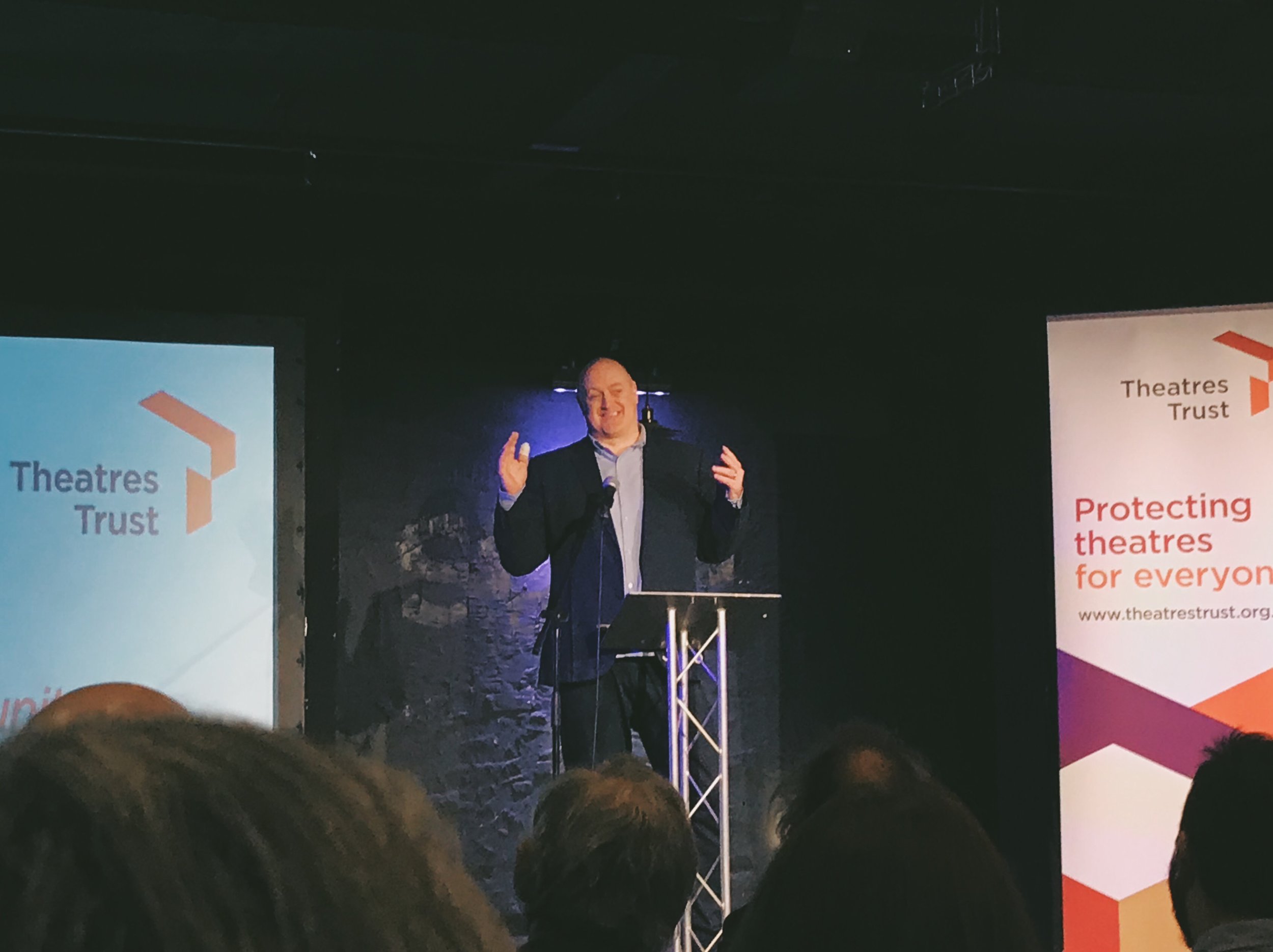 Dara Ó Briain urges local authorities & communities to rally together & save their local theatres.