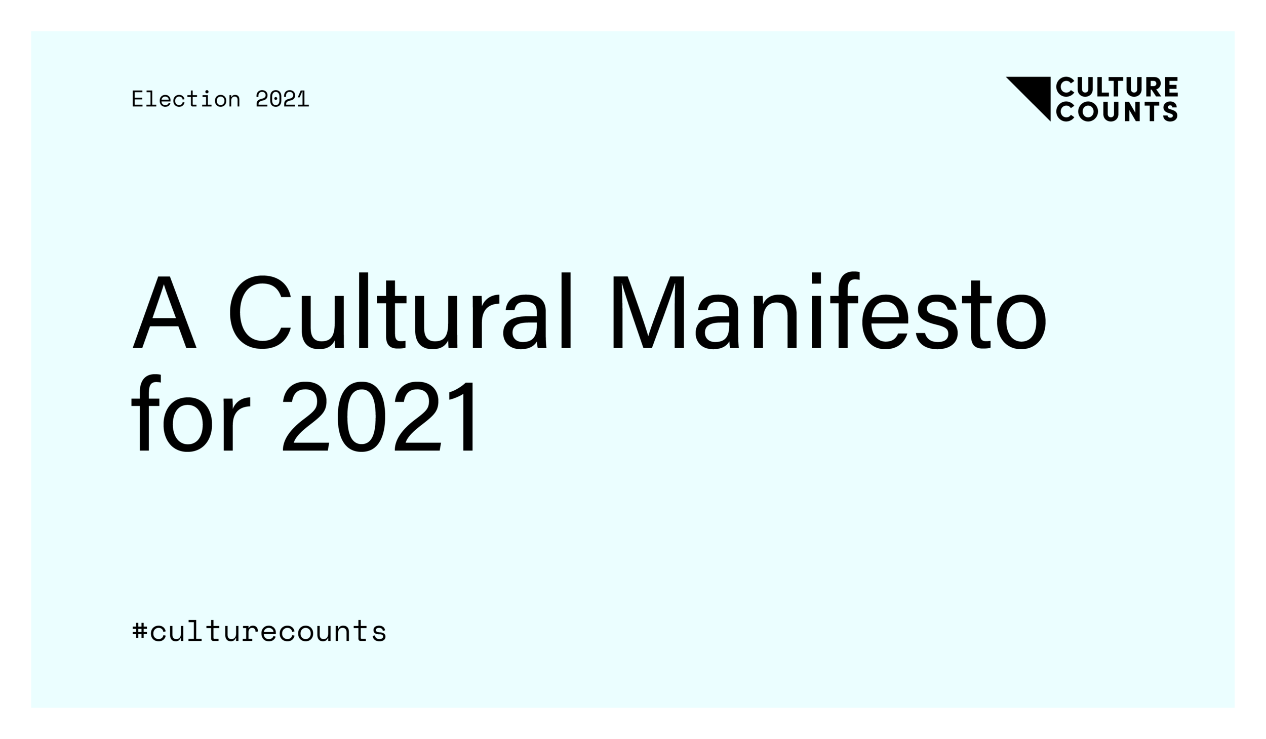 A Cultural Manifesto for 2021: EVENT 2