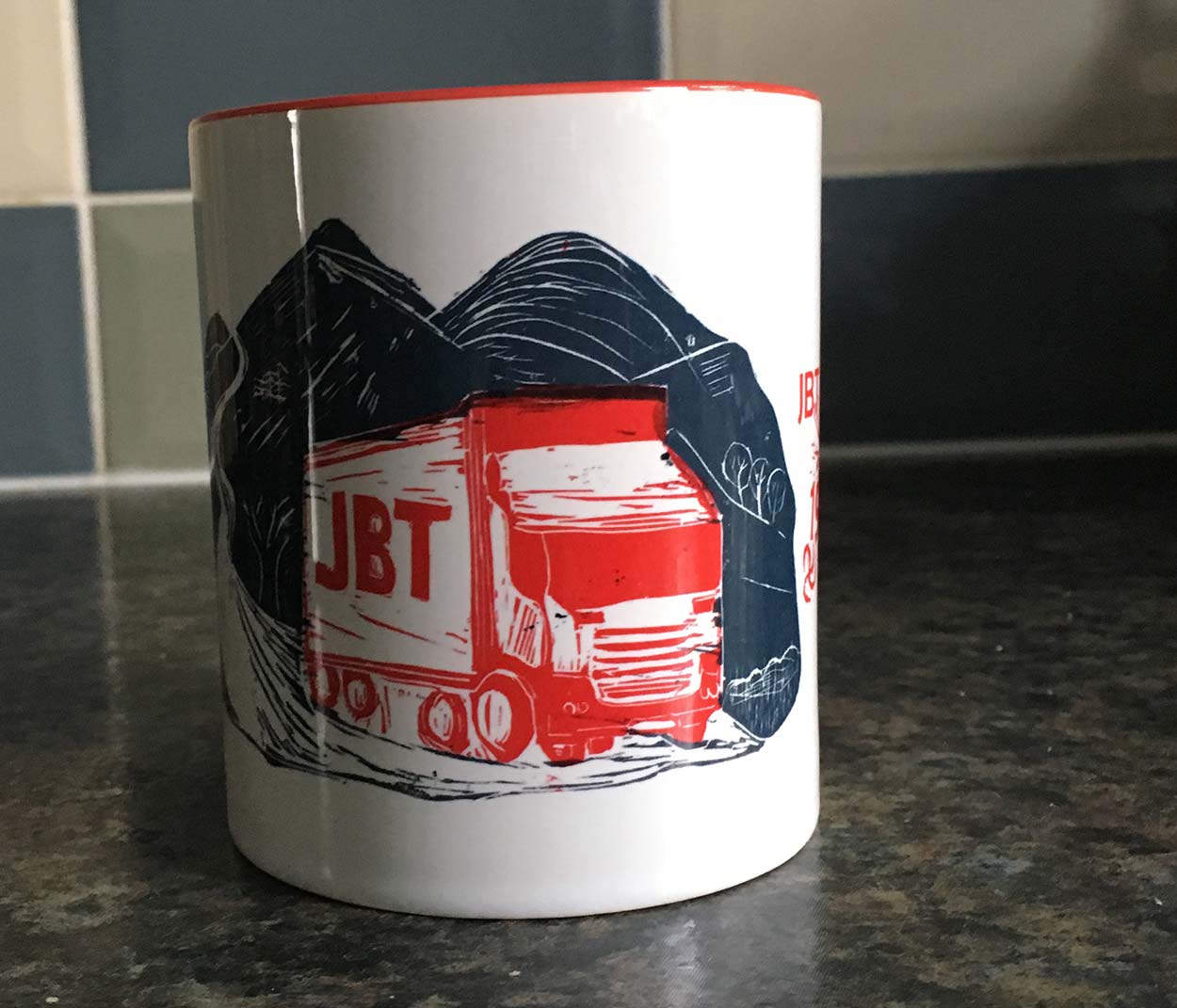 Commission - anniversary print for bags, mugs and tshirts