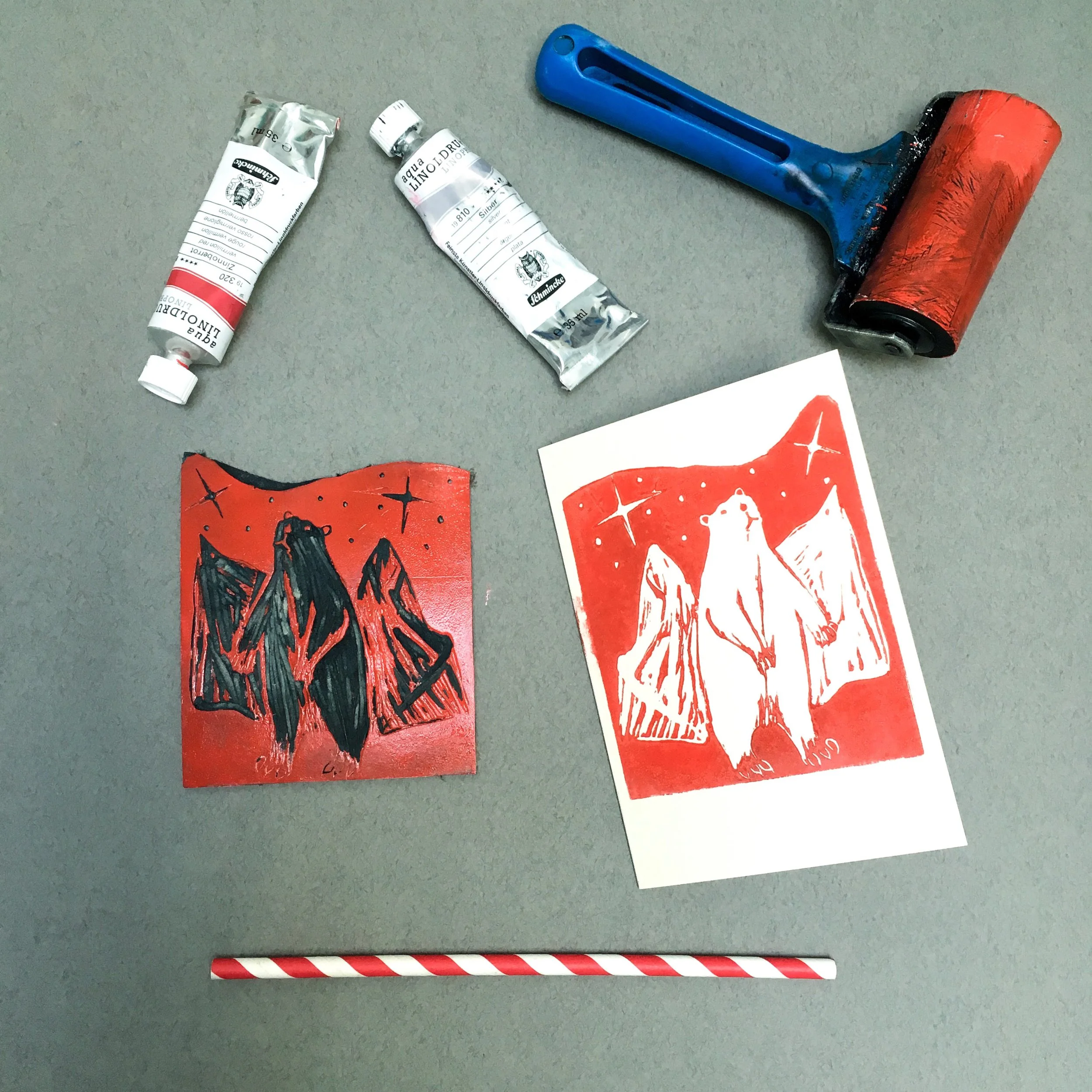 Create your own Christmas card workshop