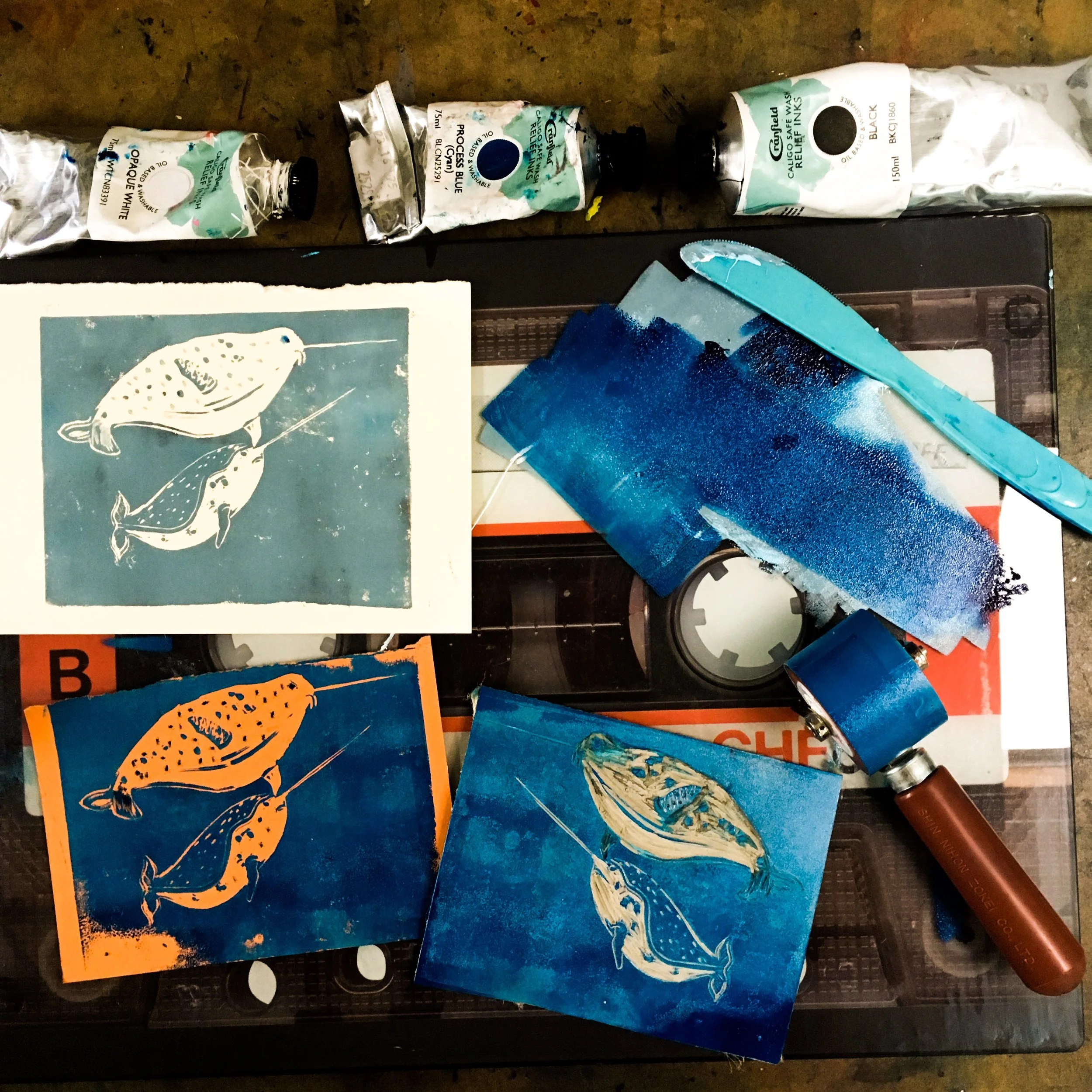 Introduction to Linocut Printing at Allanbank Arts