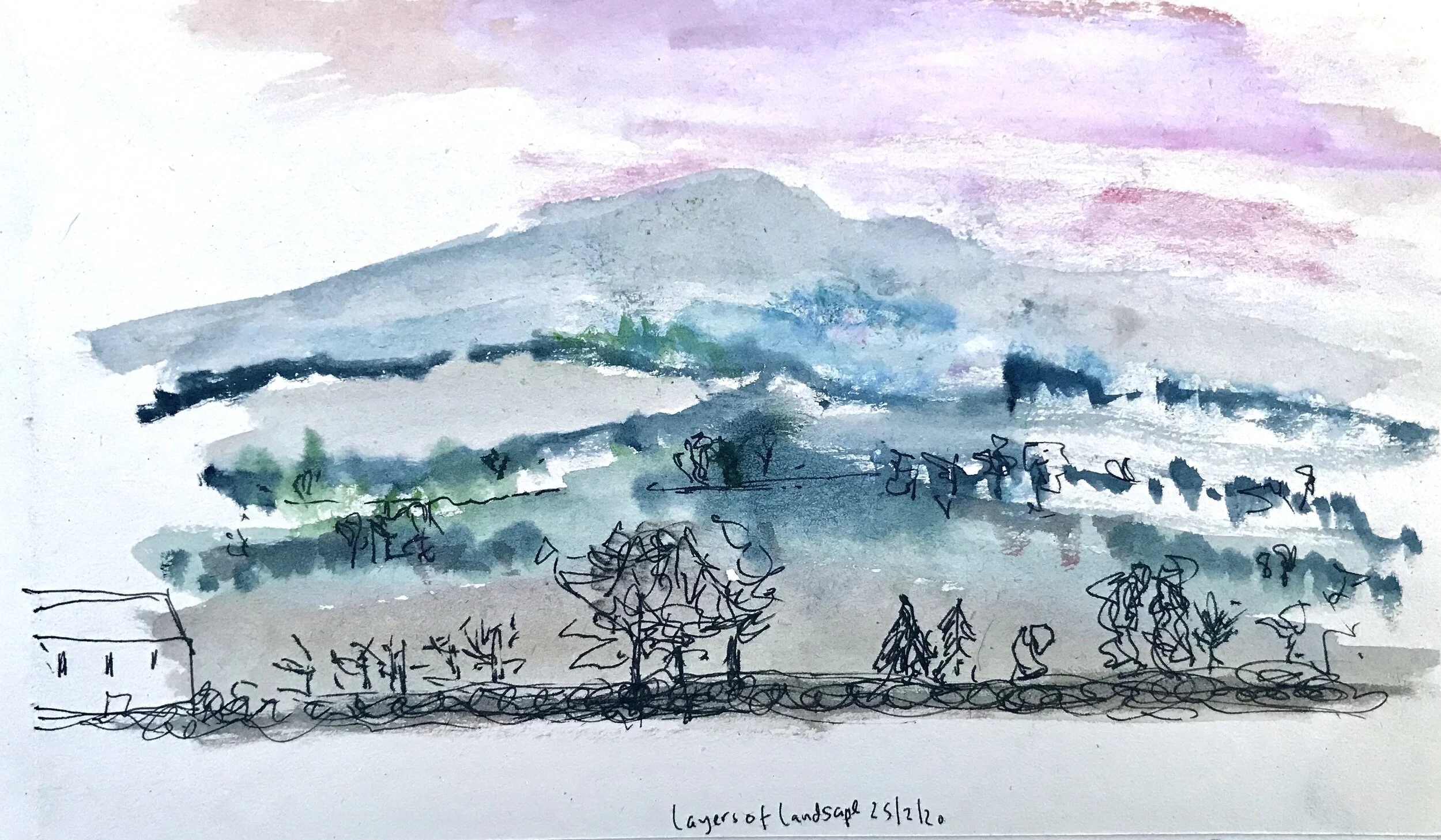 Lockdown sketchbook challenge