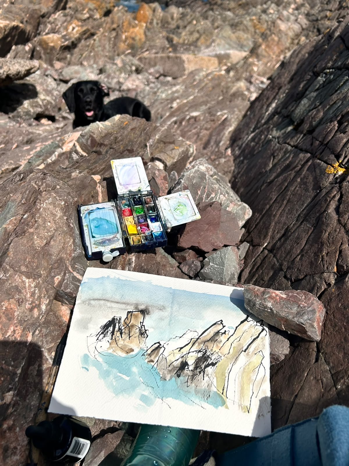 Sketching in Eyemouth