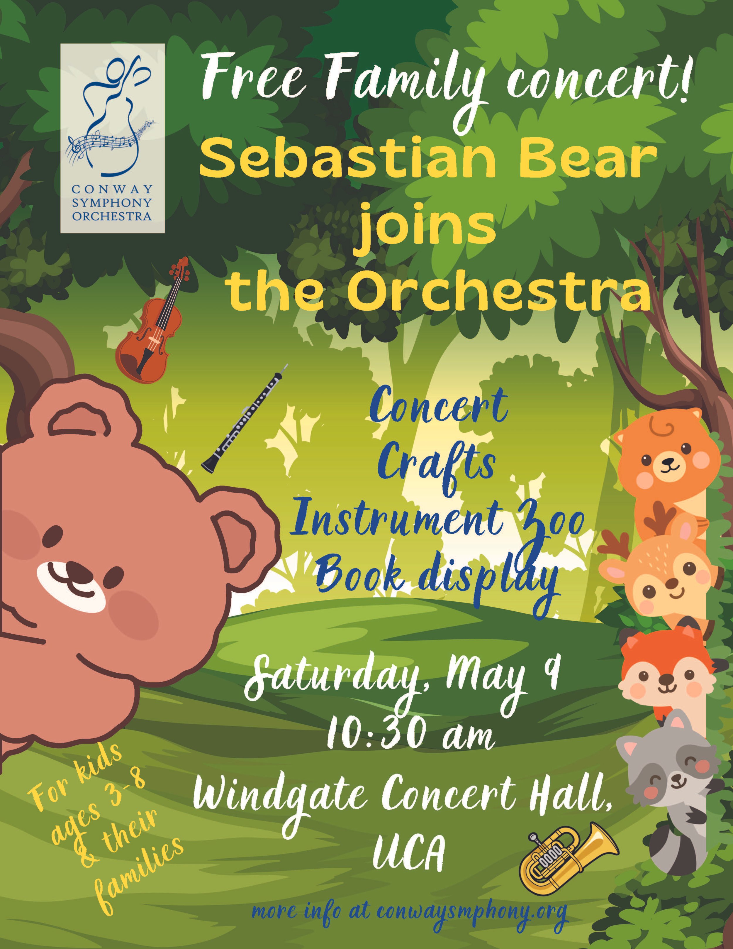 Sebastian Bear Joins the Orchestra