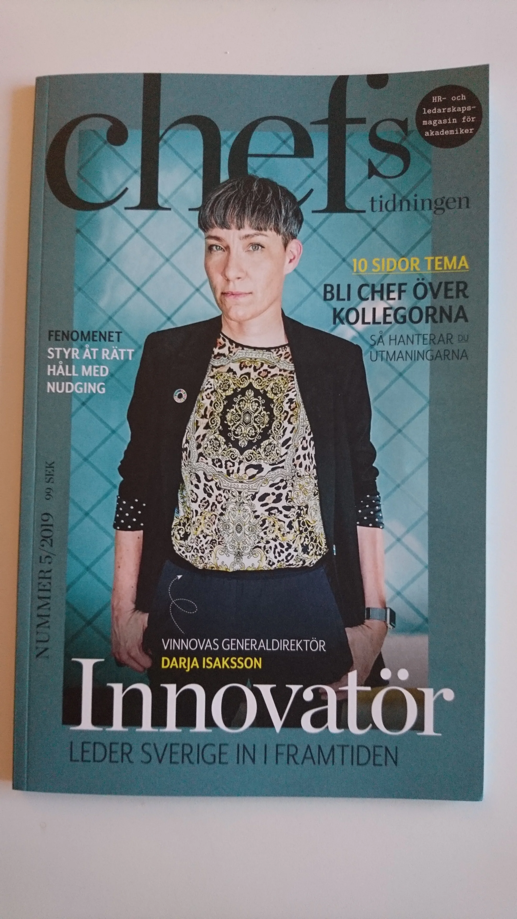 Chefstidningen intervjuar Johan Welander