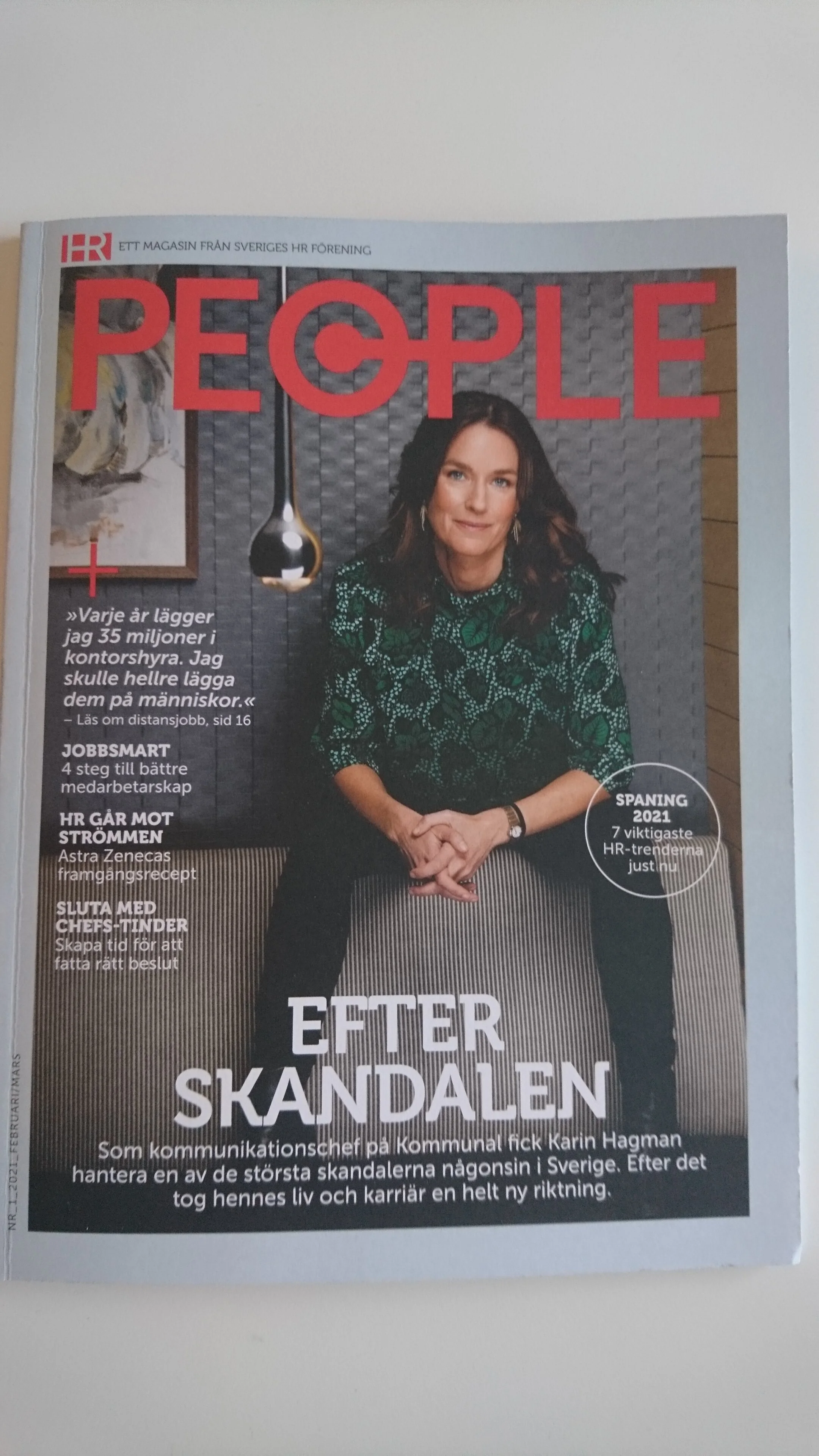 Tidningen HR People intervju Johan Welander