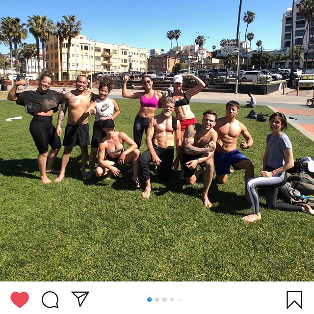 Just another Saturday morning of fun and sweat with a great crew. Thanks! @methodsofstrength #funrunbeachbanger