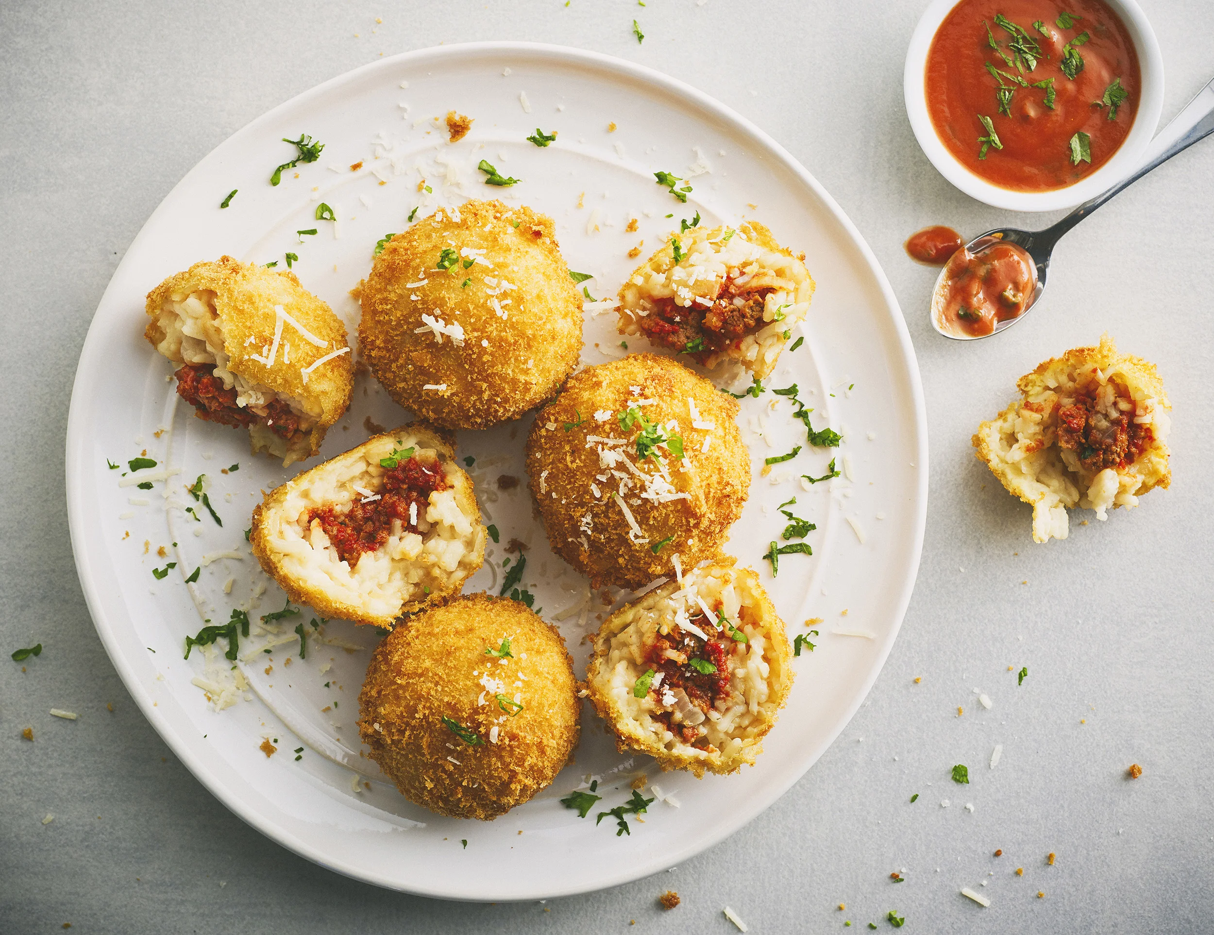 arancini filled with quorn mince and tomato sauce_Powerhouse Web.jpg